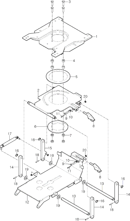 009 - SEAT FRAME