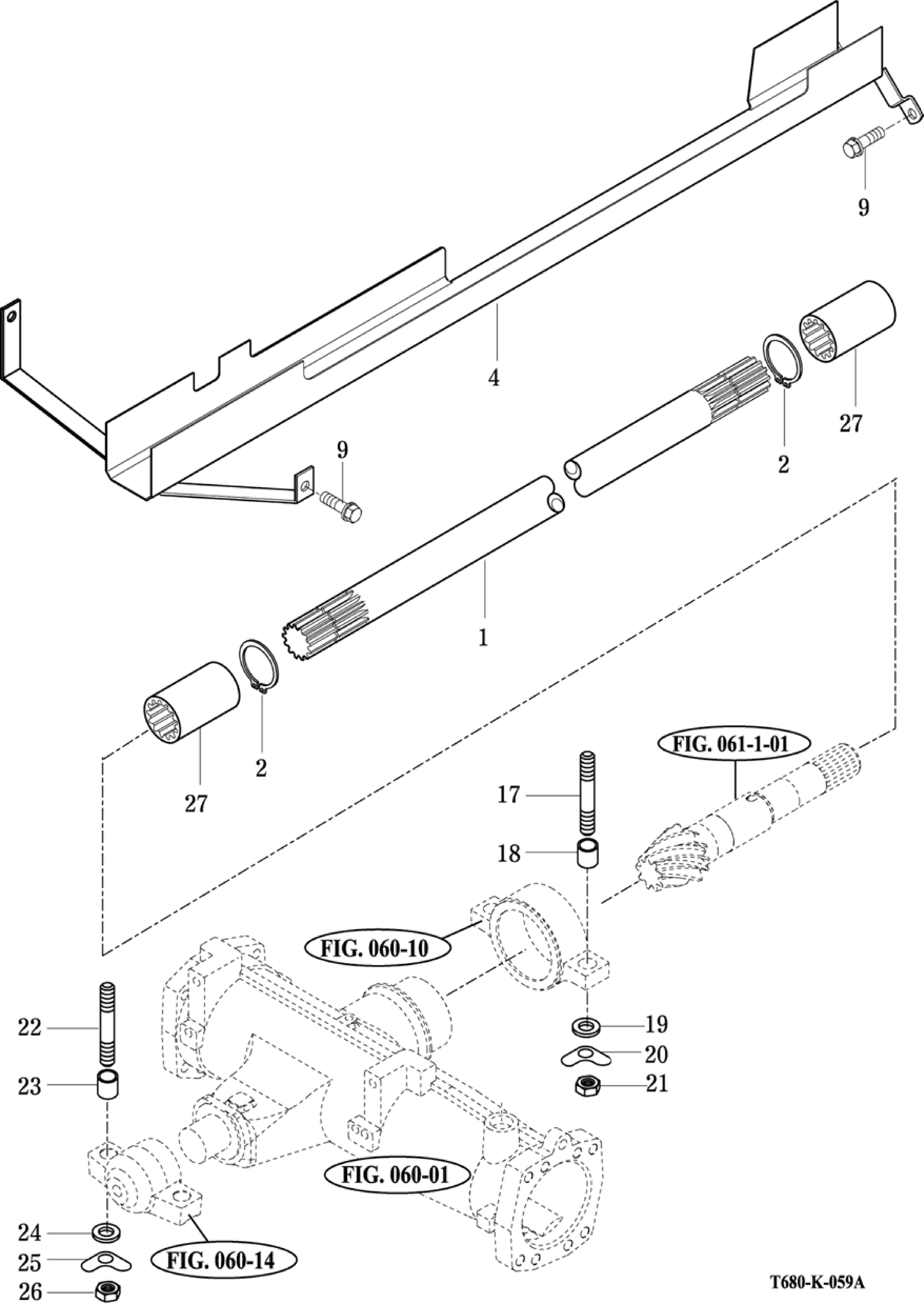 059 - FRONT DRIVE SHAFT