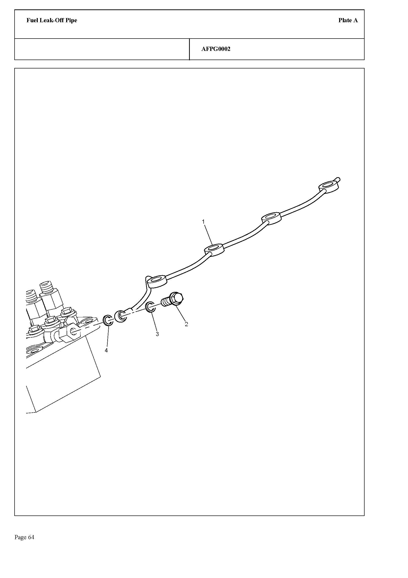 115 - FUEL LEAK-OFF PIPE