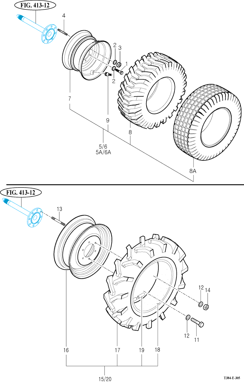 306 - REAR WHEEL MOUNTING