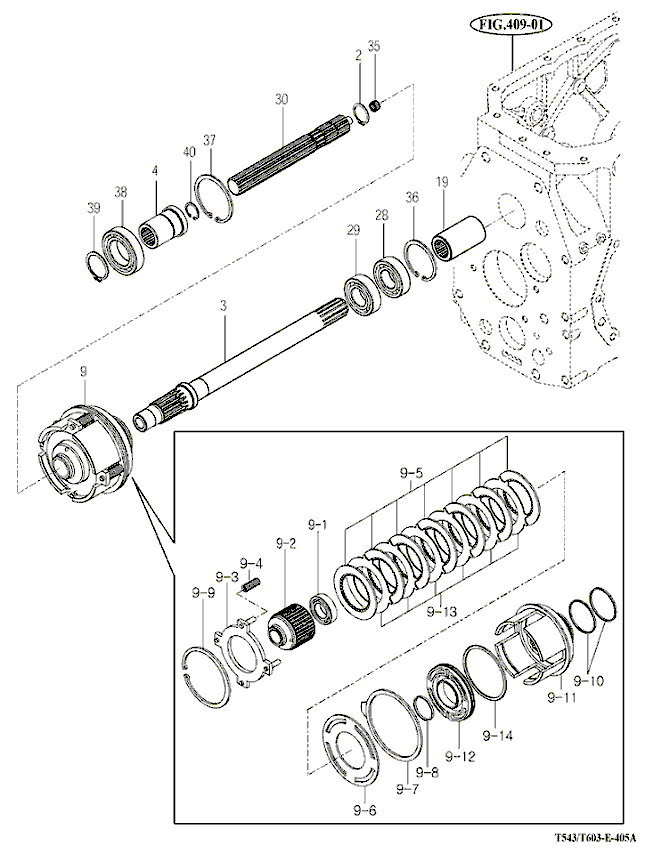 405 - P.T.O DRIVE SHAFT 405 - P.T.O DRIVE SHAFT