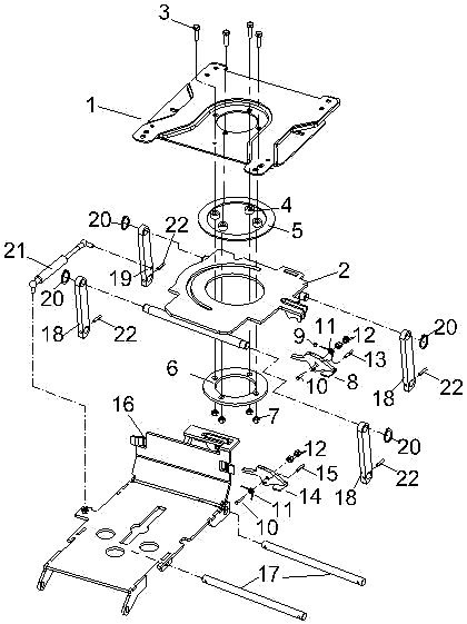 501 - SEAT FRAME