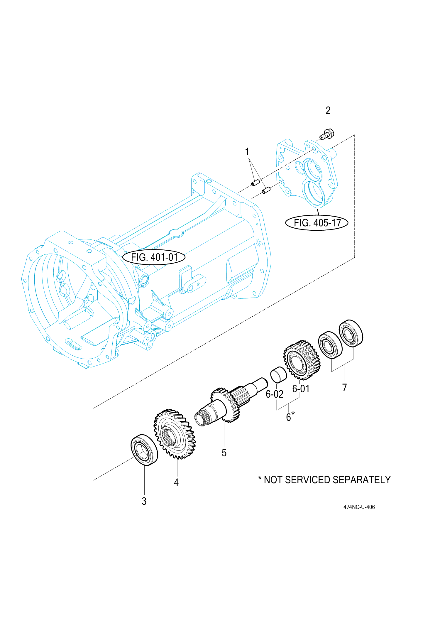 406 - SUB CHANGE GEARS