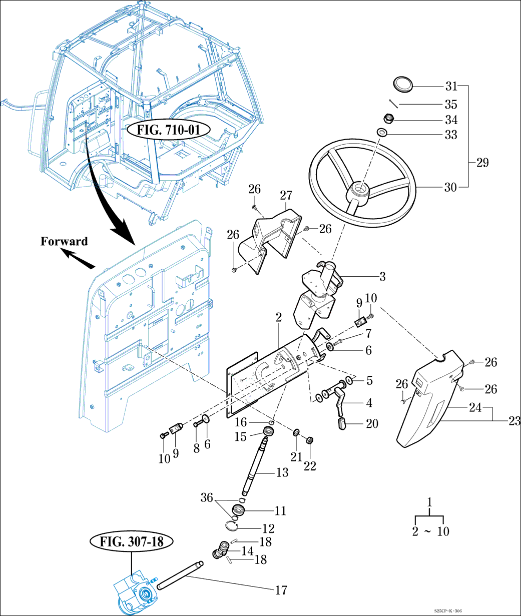 306 - STEERING WHEEL ASSY