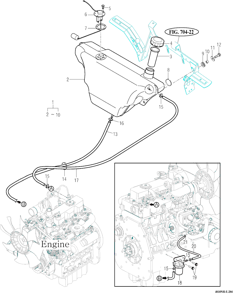 204 - FUEL TANK & HOSE