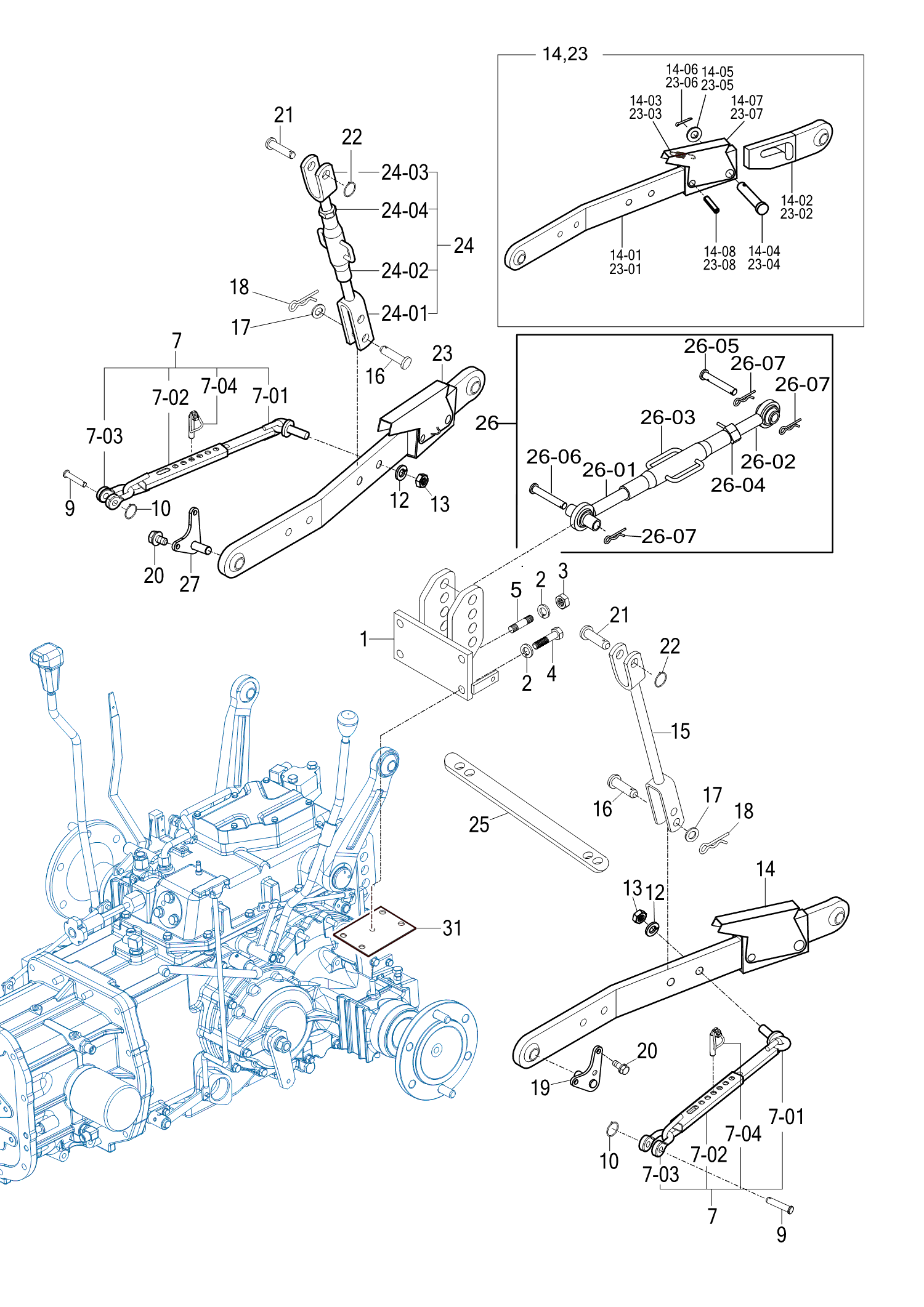 612 - 3-POINT LINK