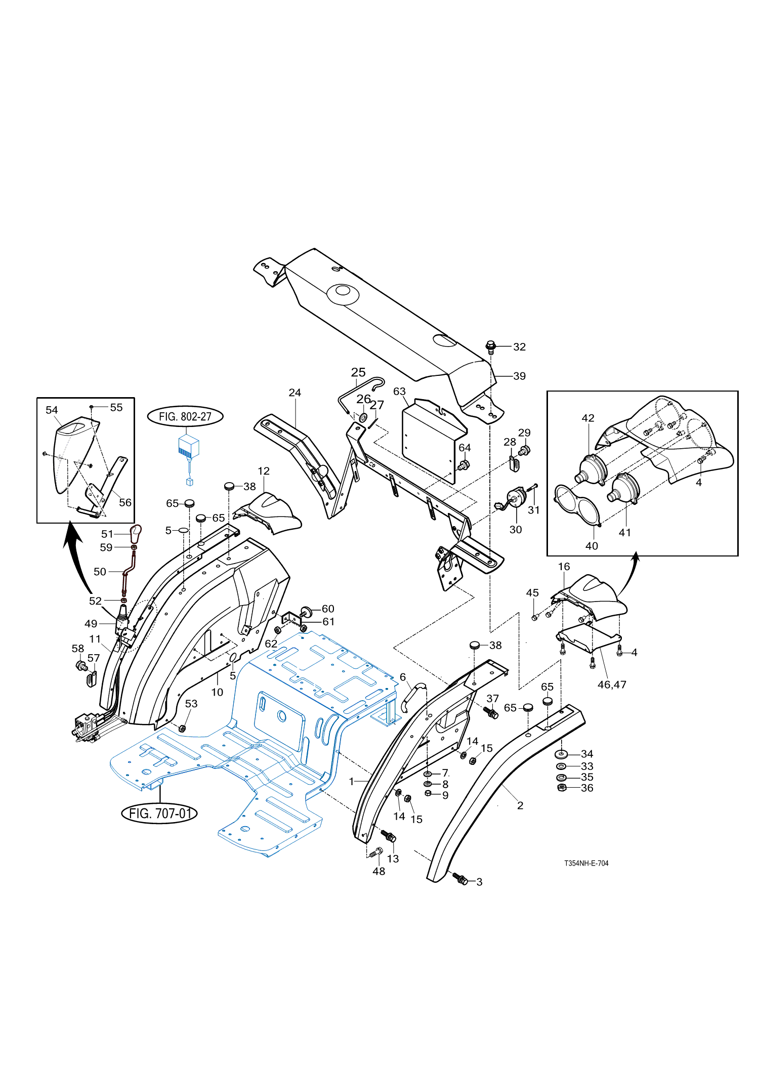 704 - FENDER, REAR FRAME 704 - FENDER, REAR FRAME