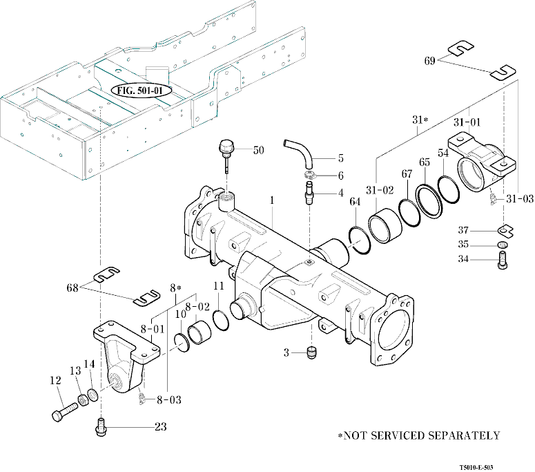 503 - FRONT AXLE HOUSING