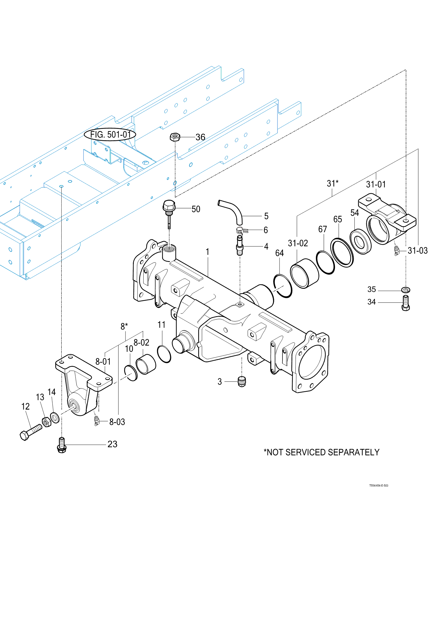 503 - FRONT AXLE HOUSING