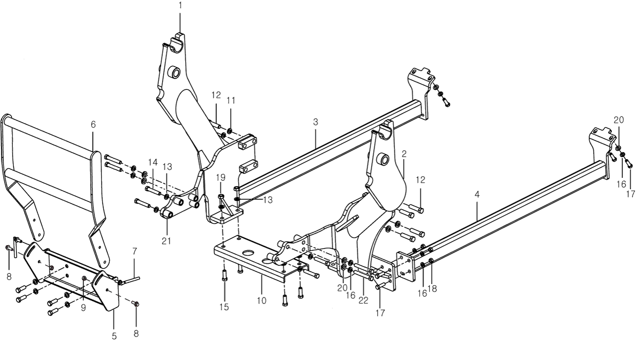 003 - MOUNTING FRAME ASSEMBLY (2021-05-01 ~)