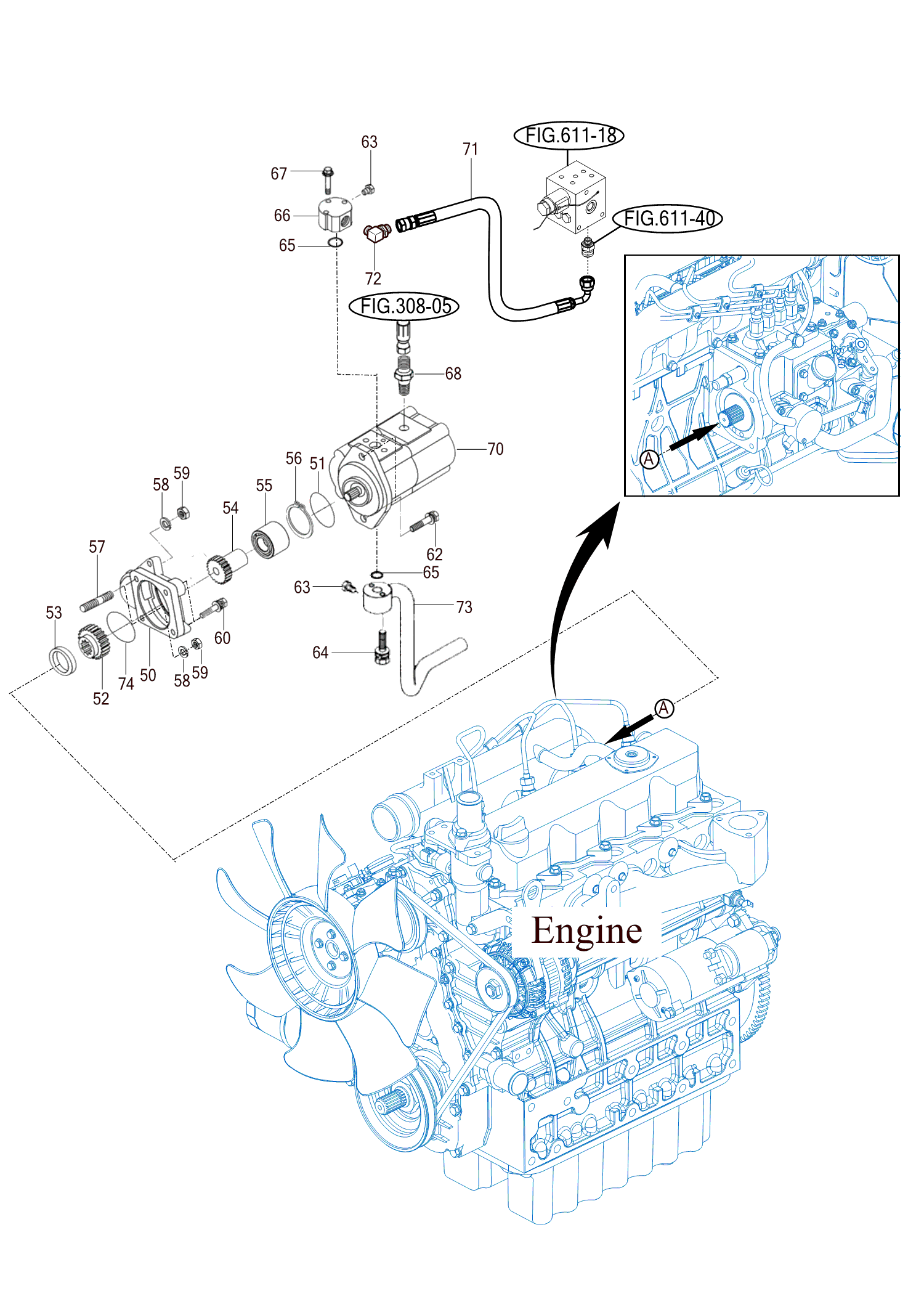 609B - HYDRAULIC PIPE