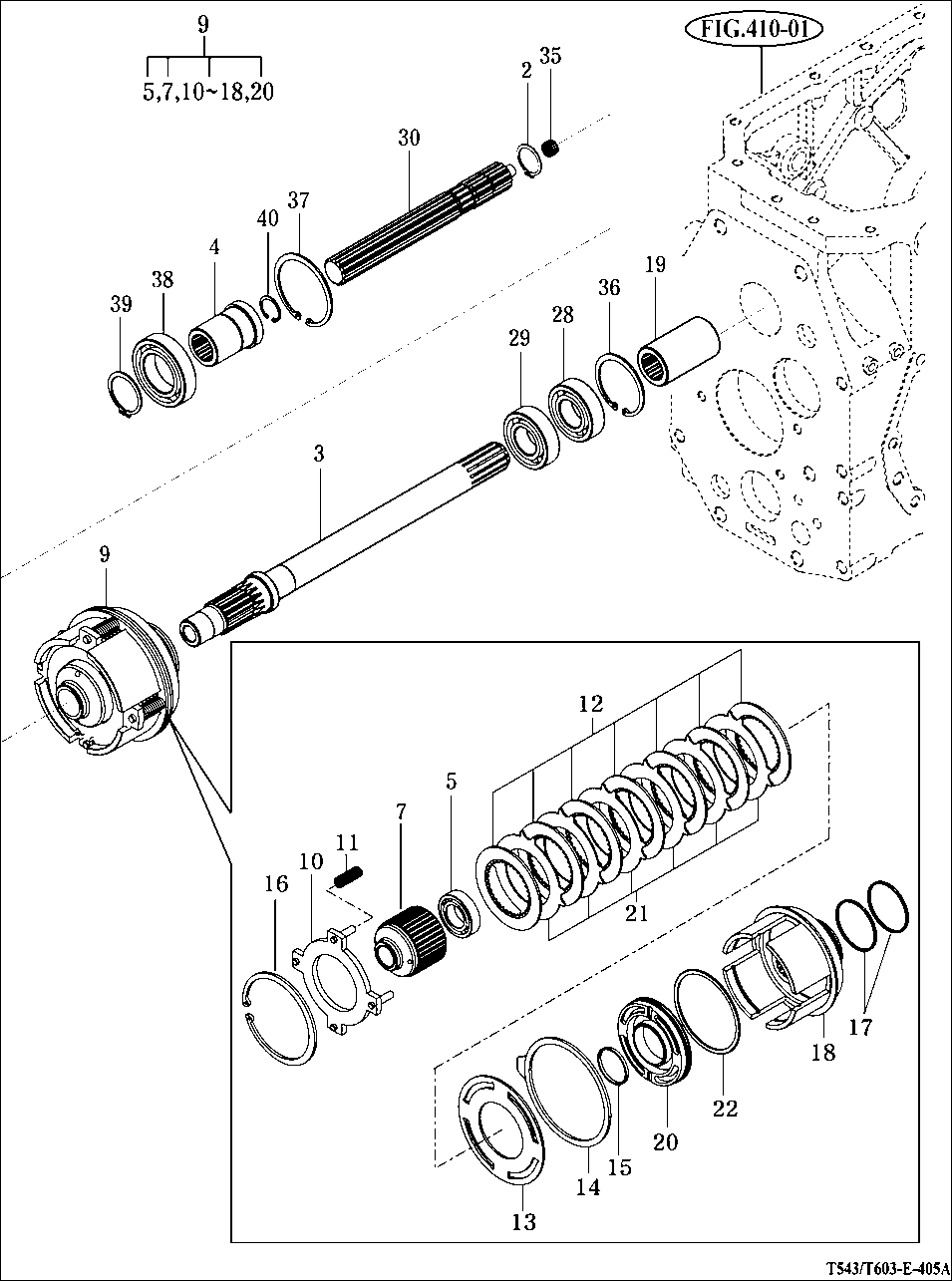 406 - P.T.O DRIVE SHAFTS
