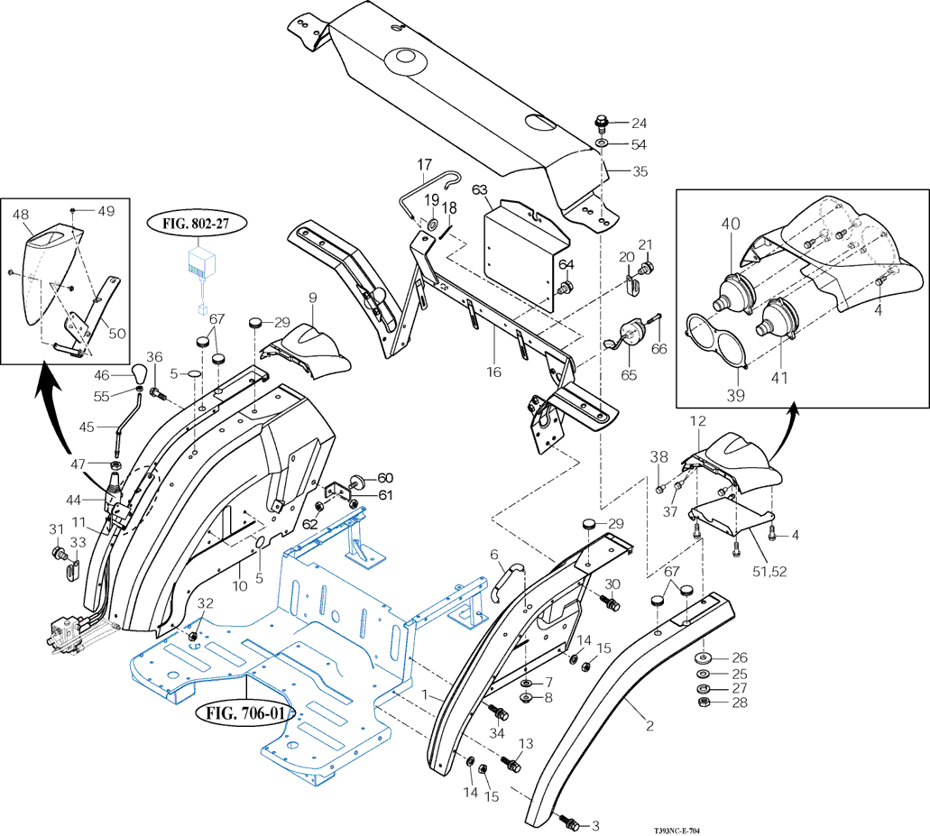 704 - FENDER & REAR FRAME