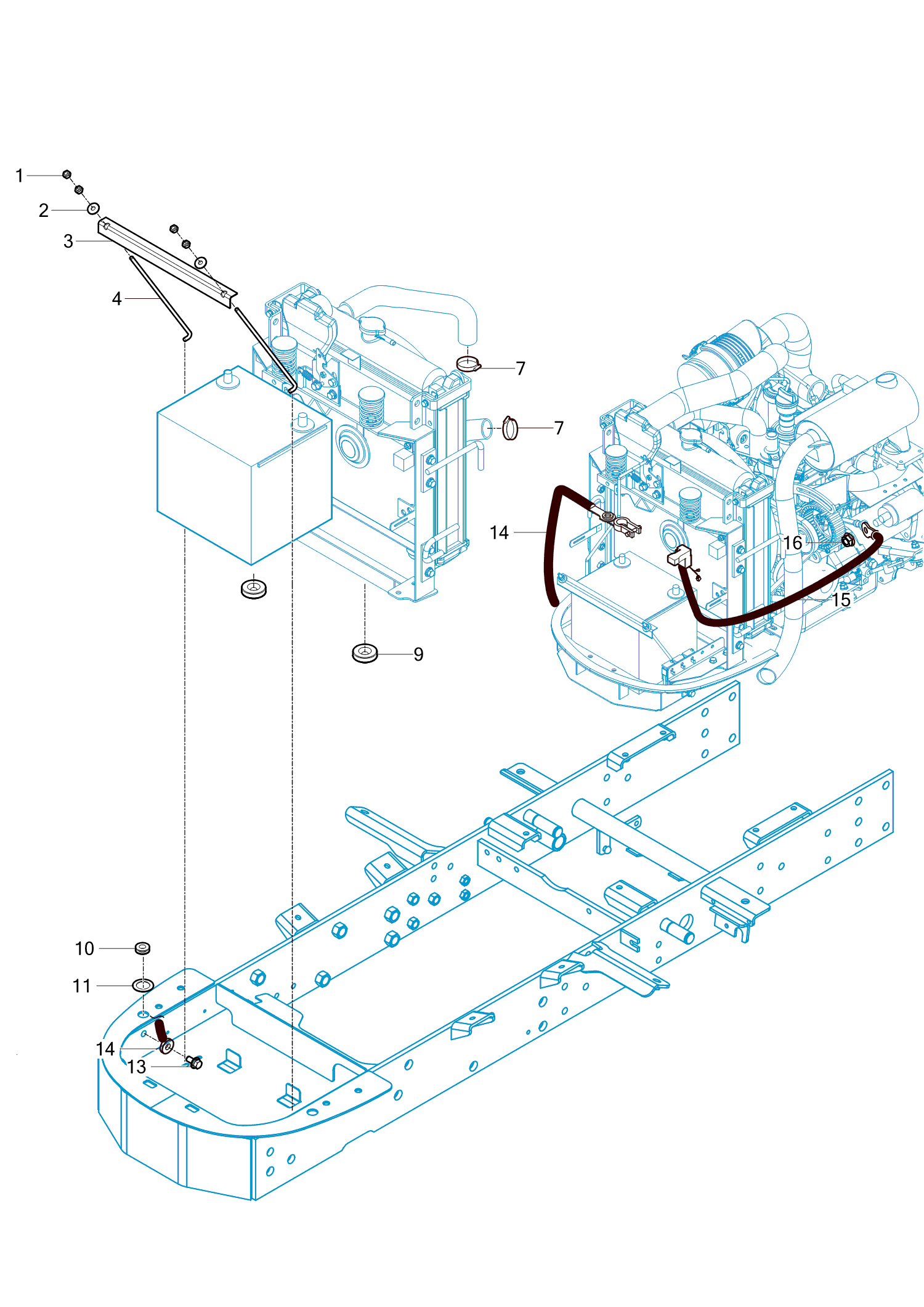 801 - BATTERY MOUNTING