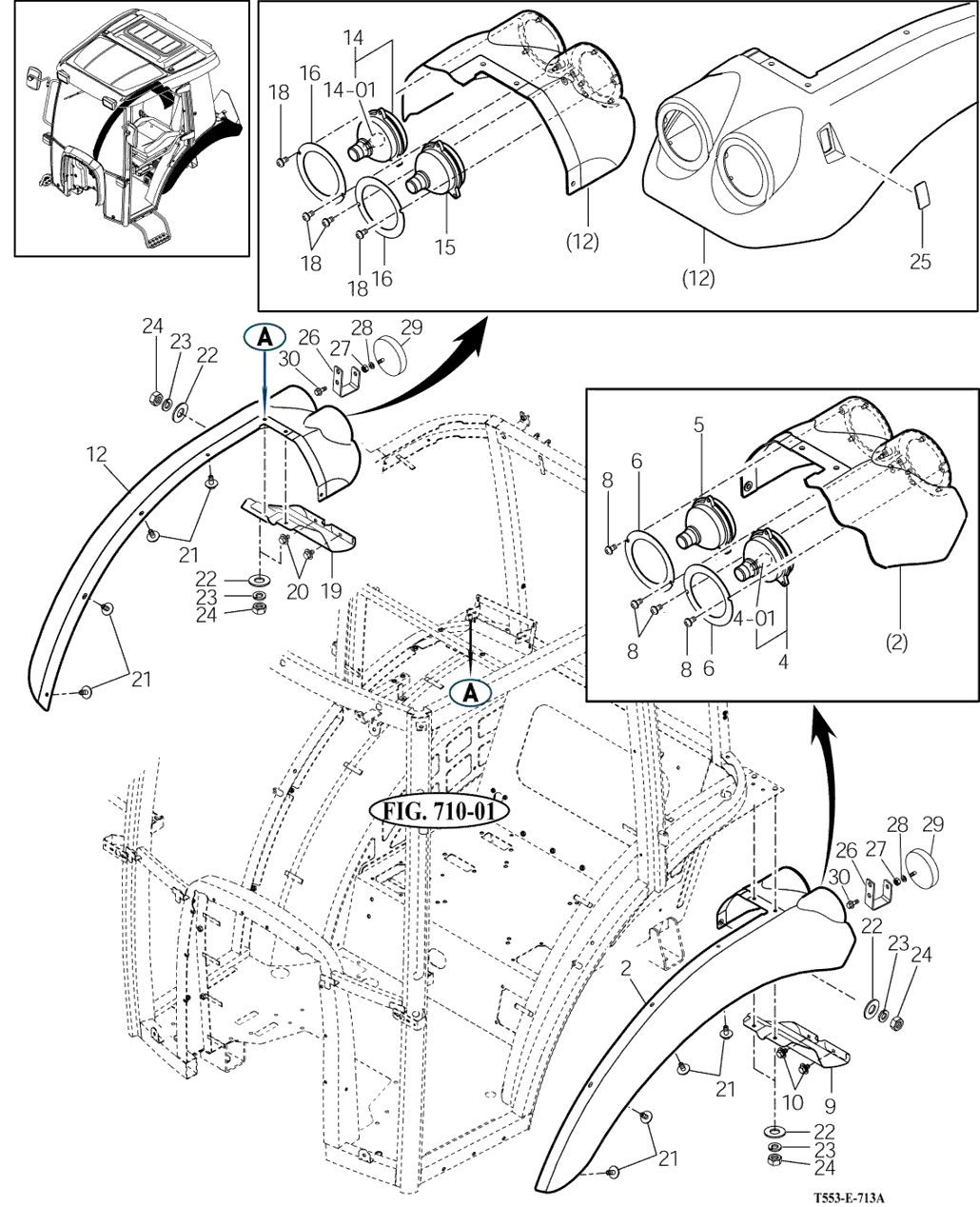 713A - SUB FENDER & COVER