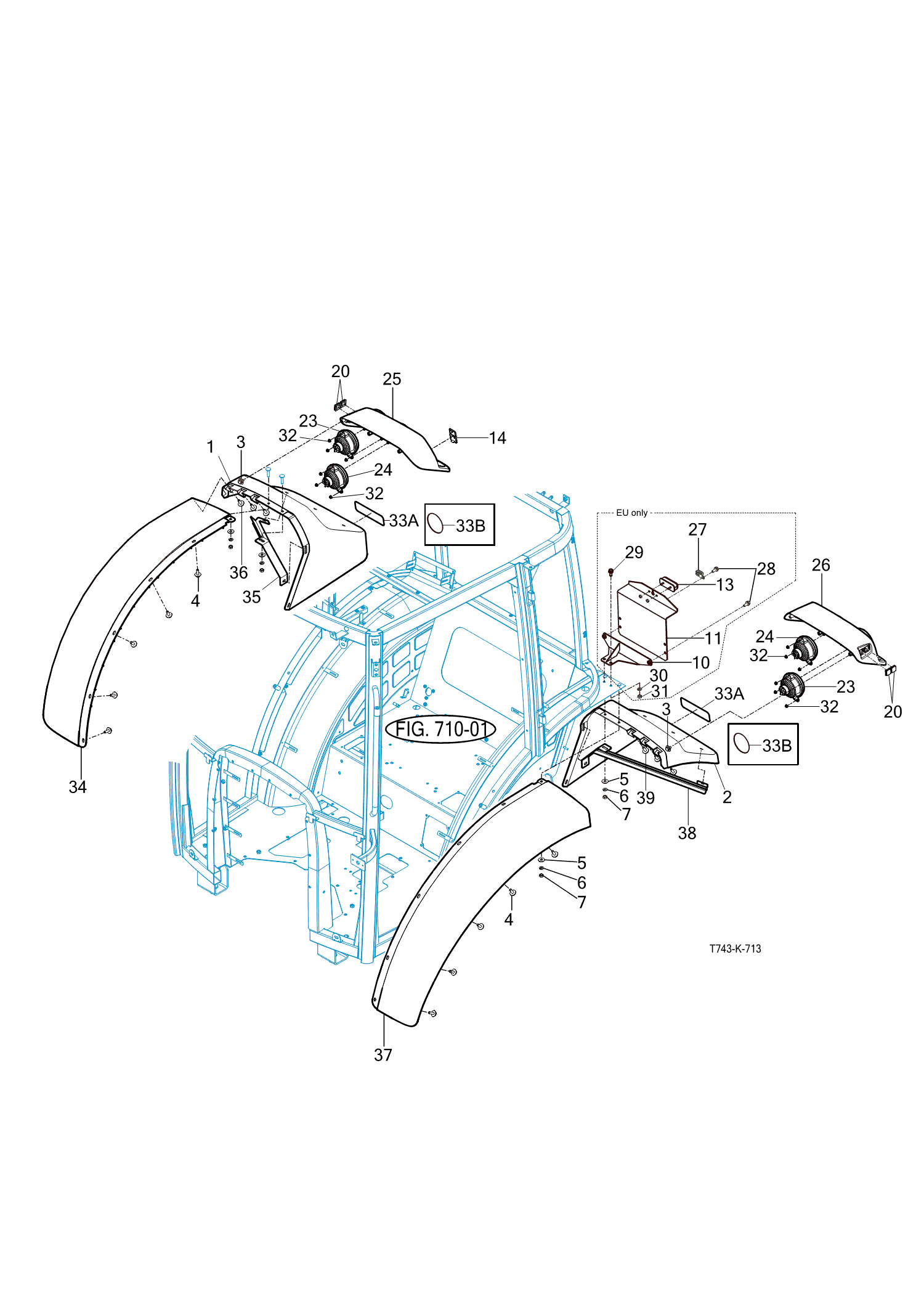 713 - SUB FENDER & COVER (2021-02-10 ~)