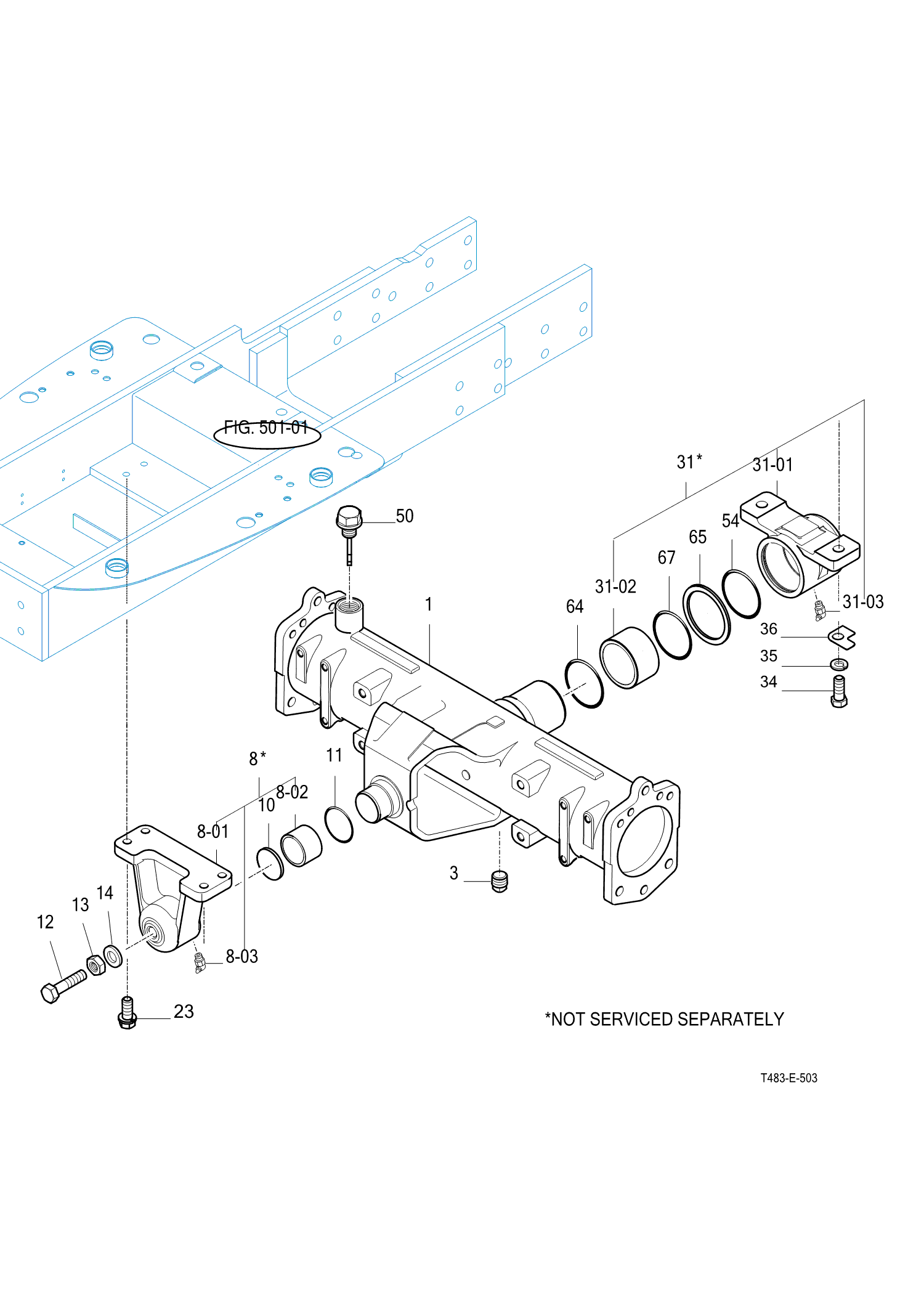 503 - FRONT AXLE HOUSING (2021-07-31 ~)