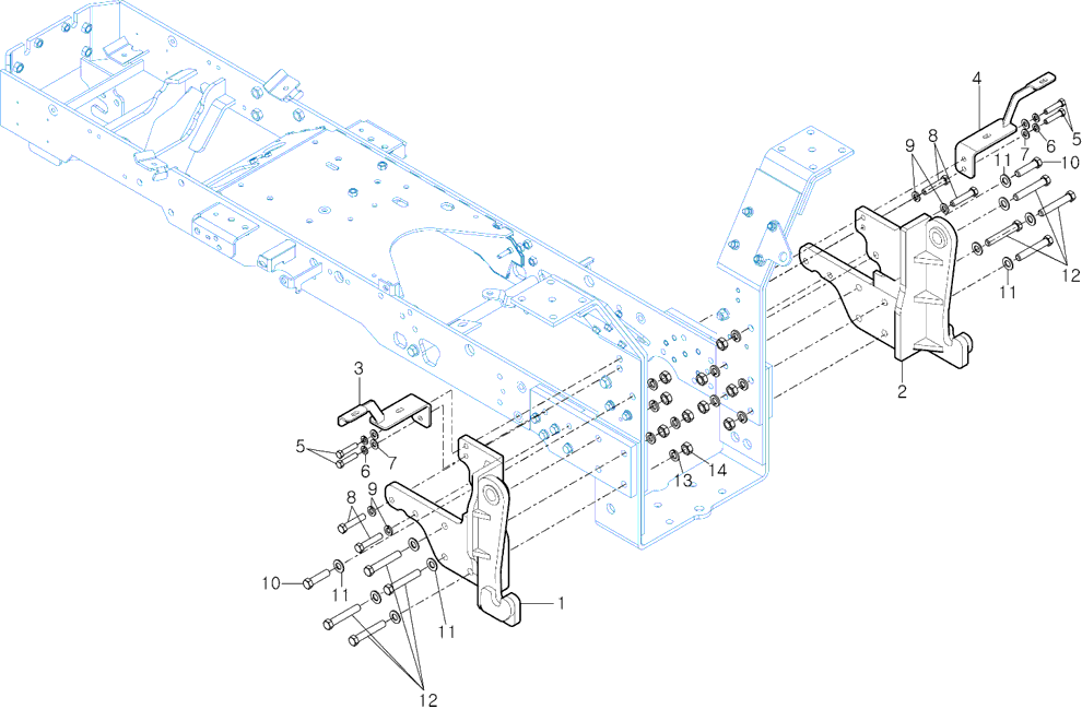 001 - MOUNTING BRACKET