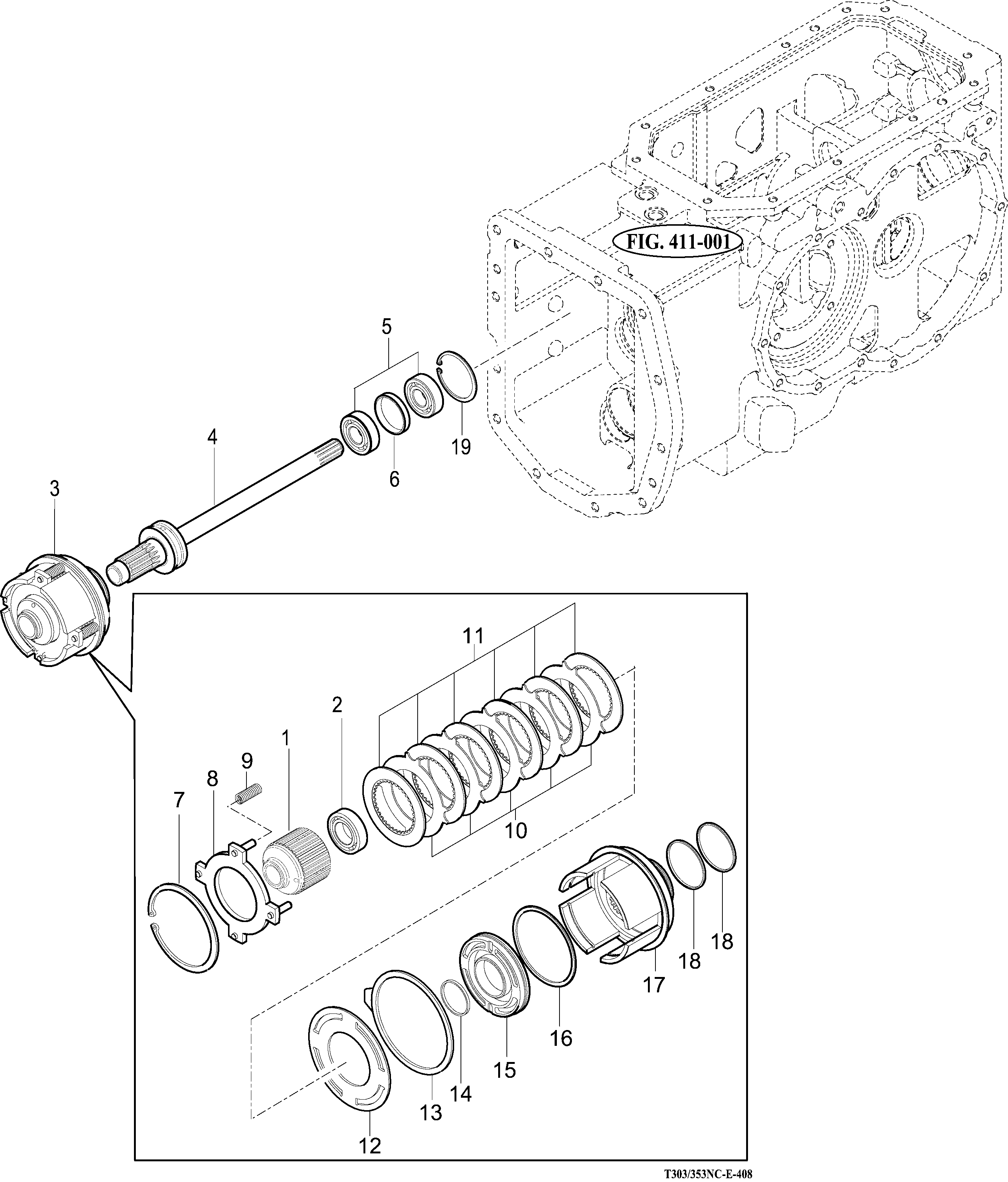 408 - P.T.O DRIVE SHAFT