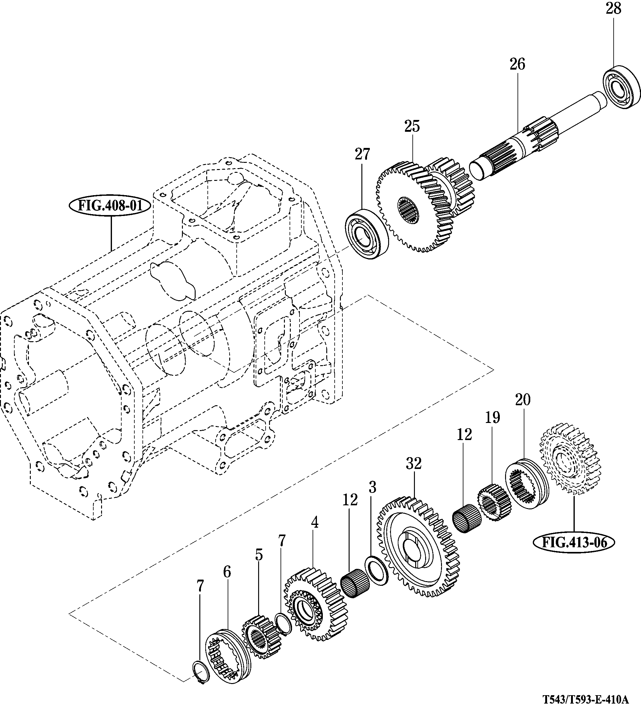 410 - SUB-CHANGE GEAR