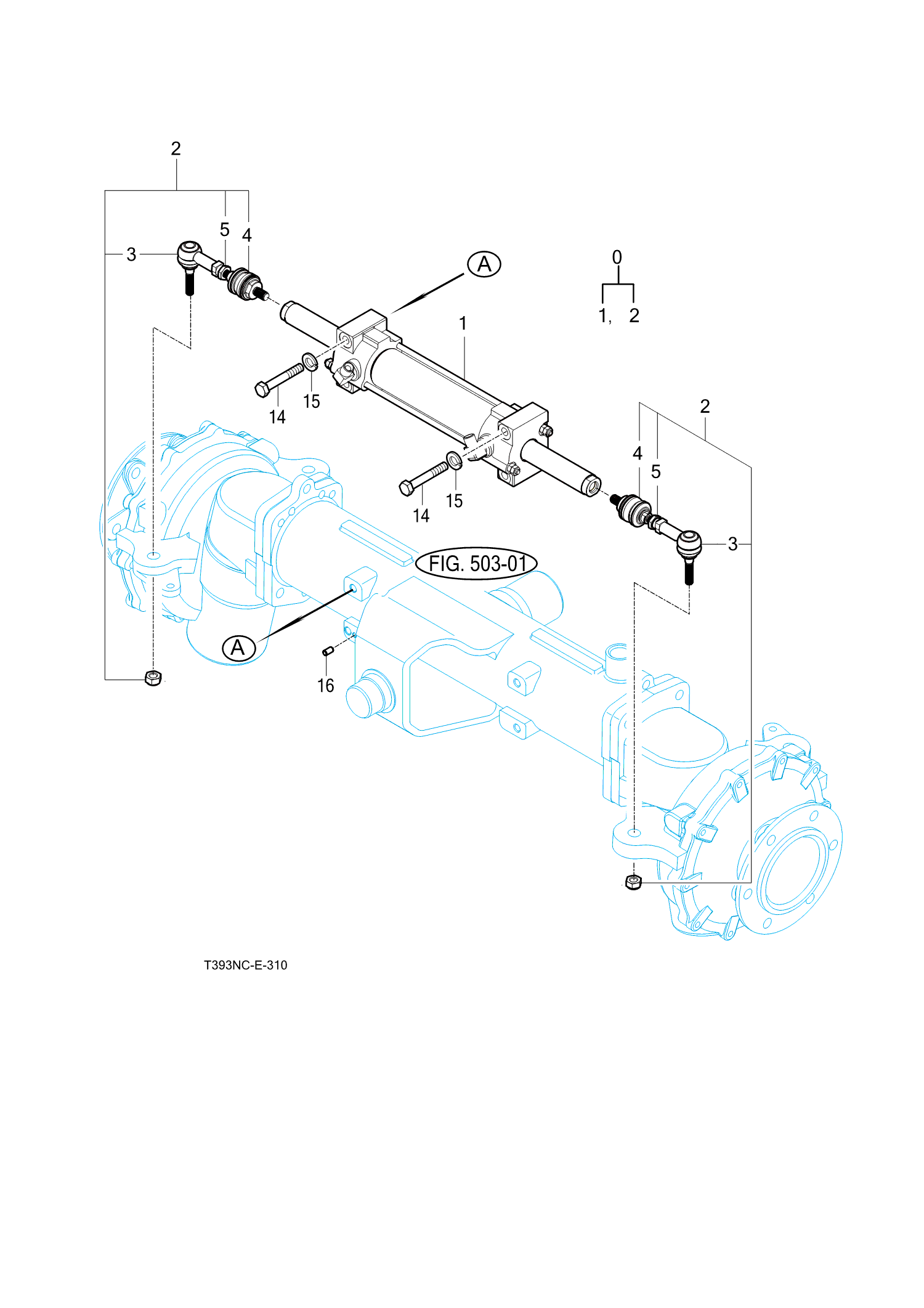310 - STEERING CYLINDER (2020-11-01 ~) 310 - STEERING CYLINDER (2020-11-01 ~)