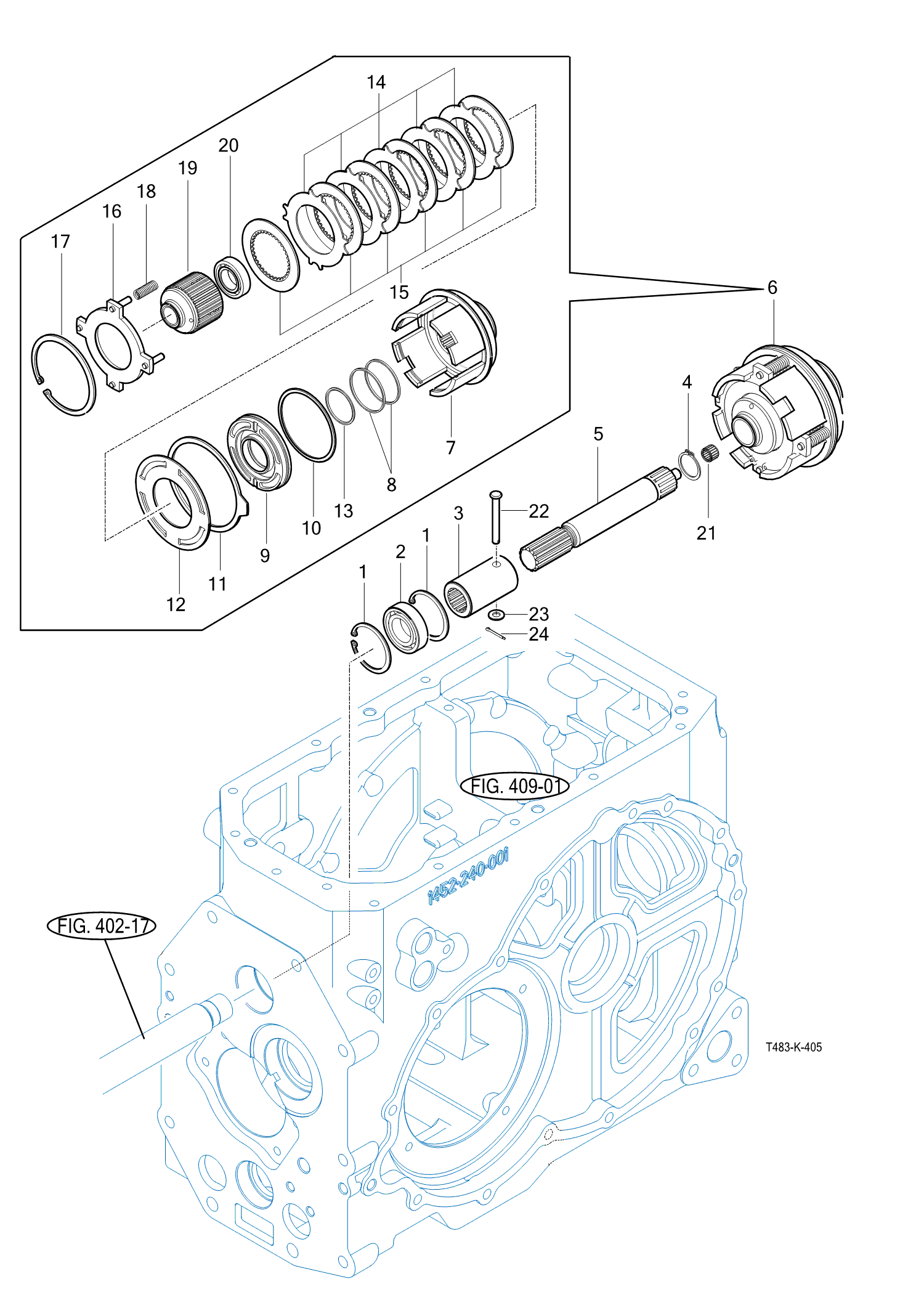 405 - P.T.O DRIVE SHAFT