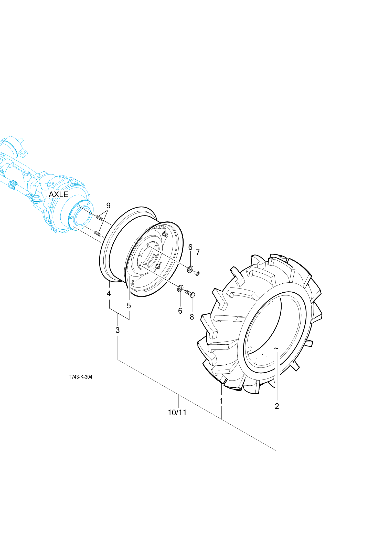 304 - FRONT WHEEL