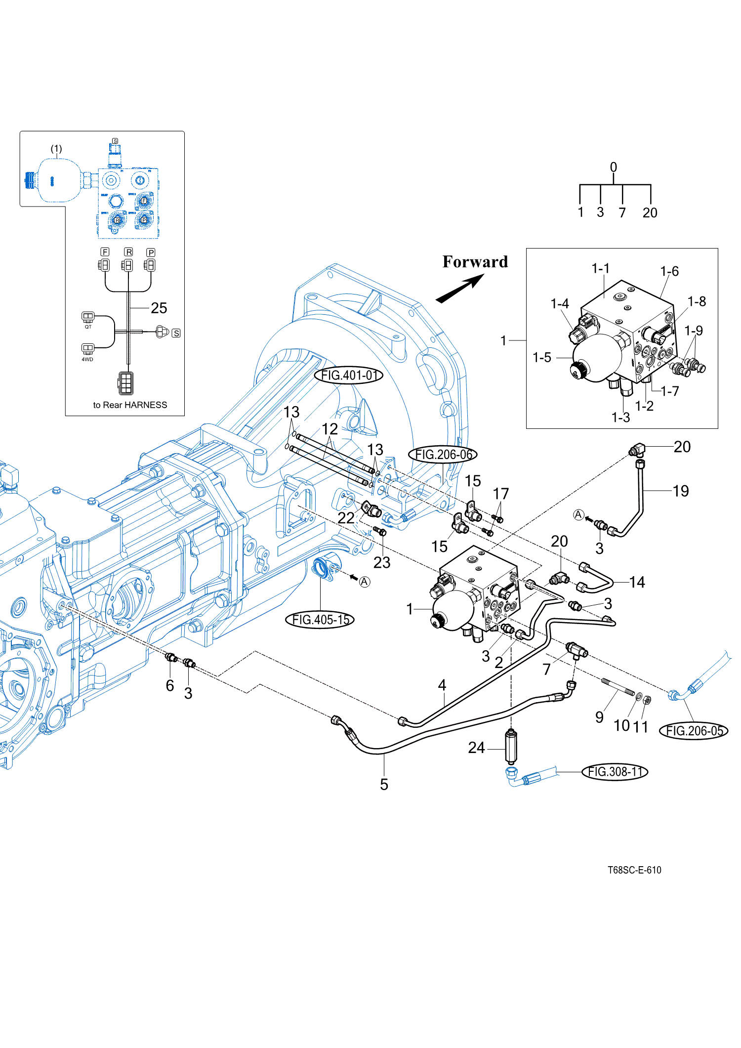 610 - P.T.O VALVE 610 - P.T.O VALVE
