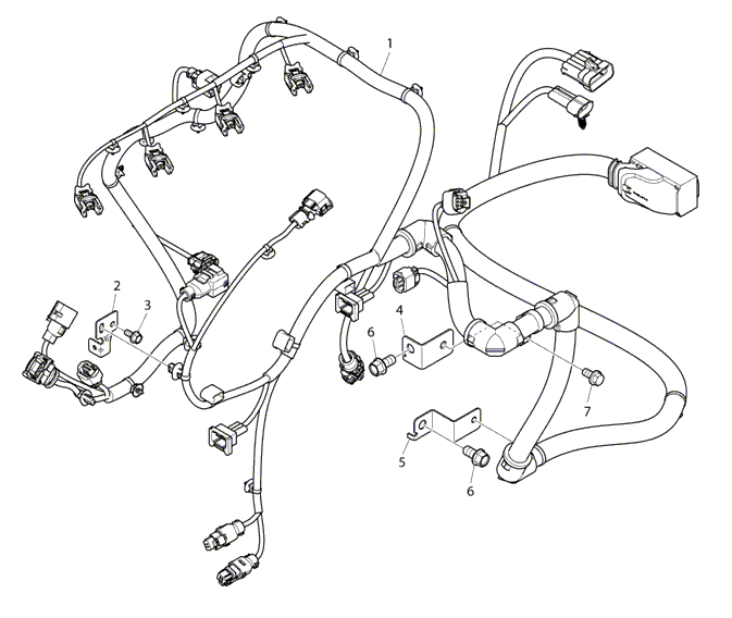 141 - ENGINE HARNESS ASSY