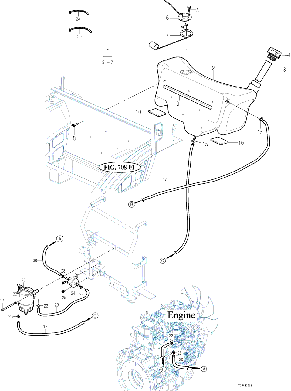 204 - FUEL TANK & HOUSE