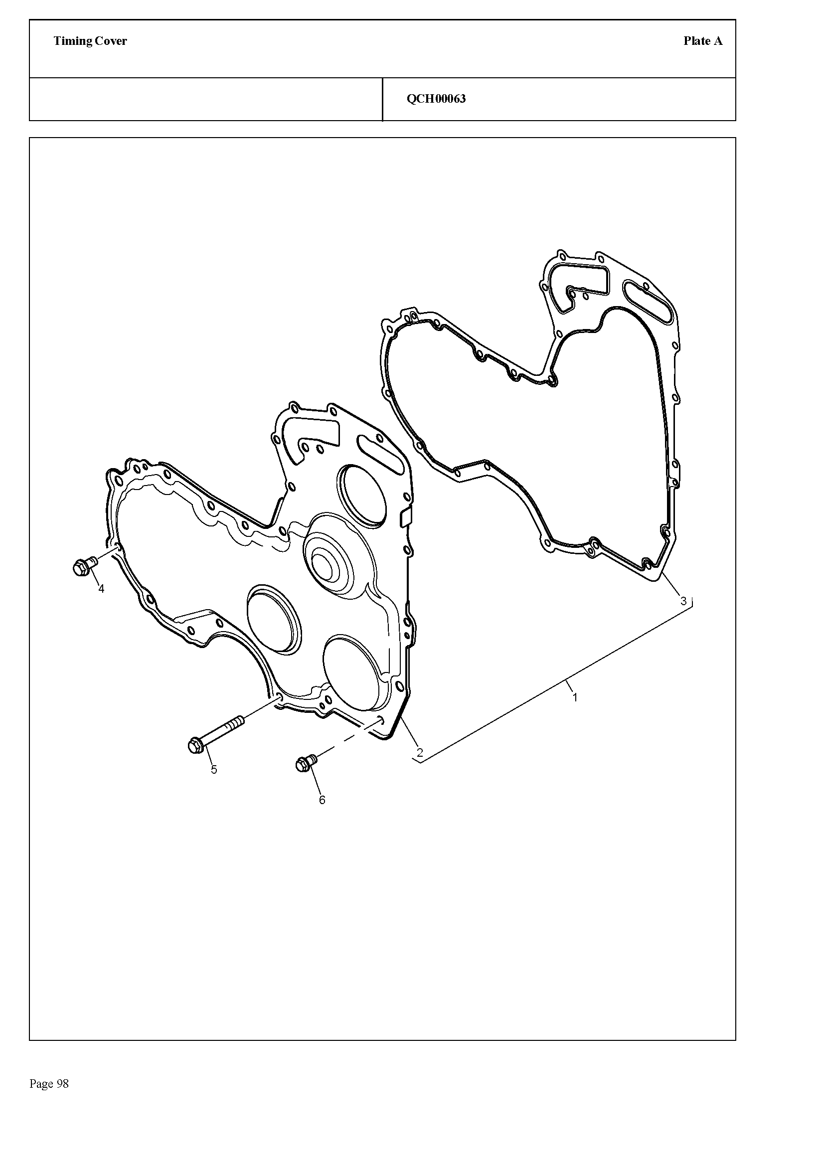 140 - TIMING COVER