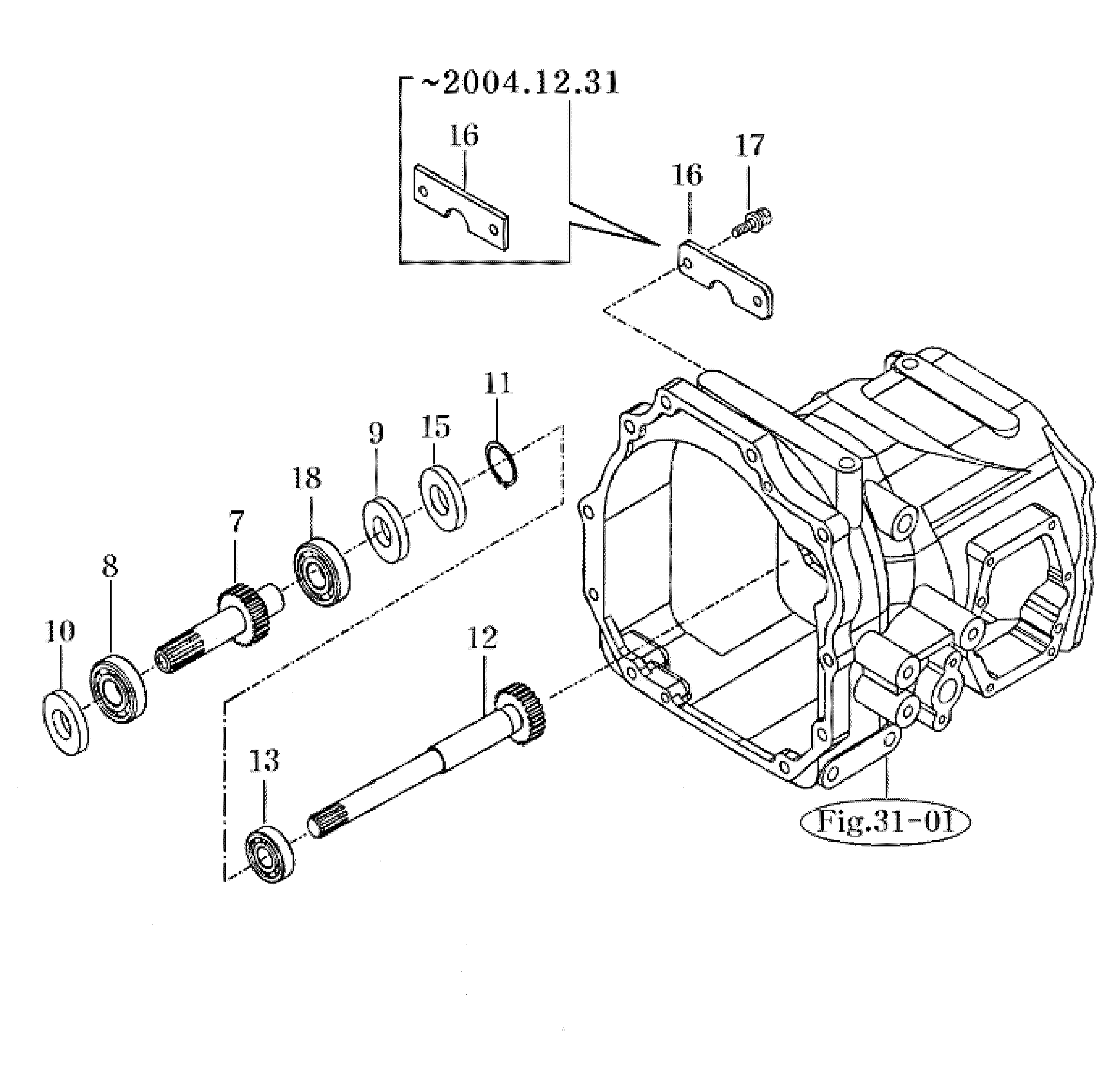 032 - INPUT & COUNTER GEARS