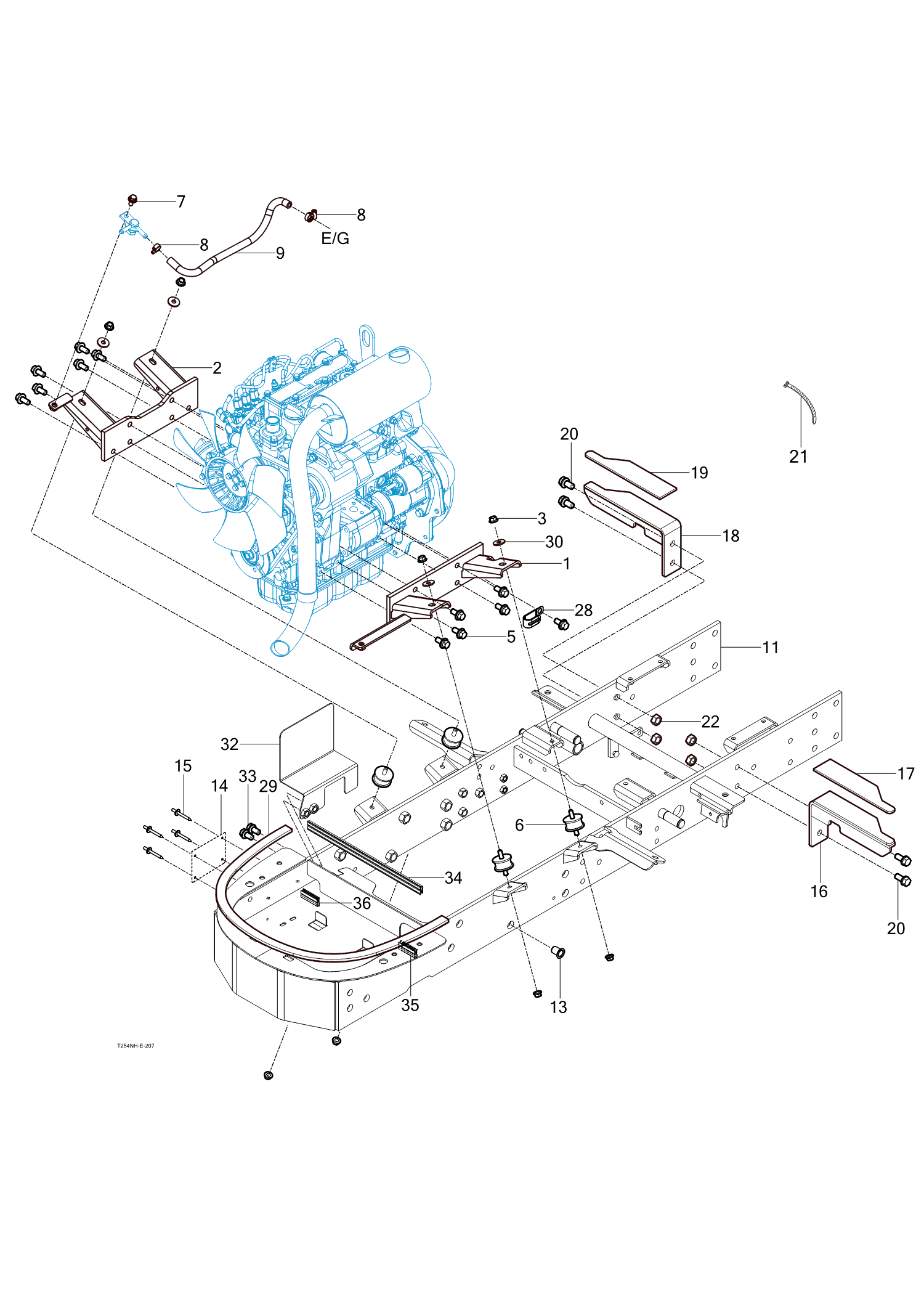 207 - ENGINE MOUNTING (2021-12-20 ~)