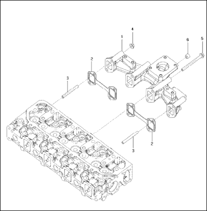 116B - EXHAUST MANIFOLD(T494)