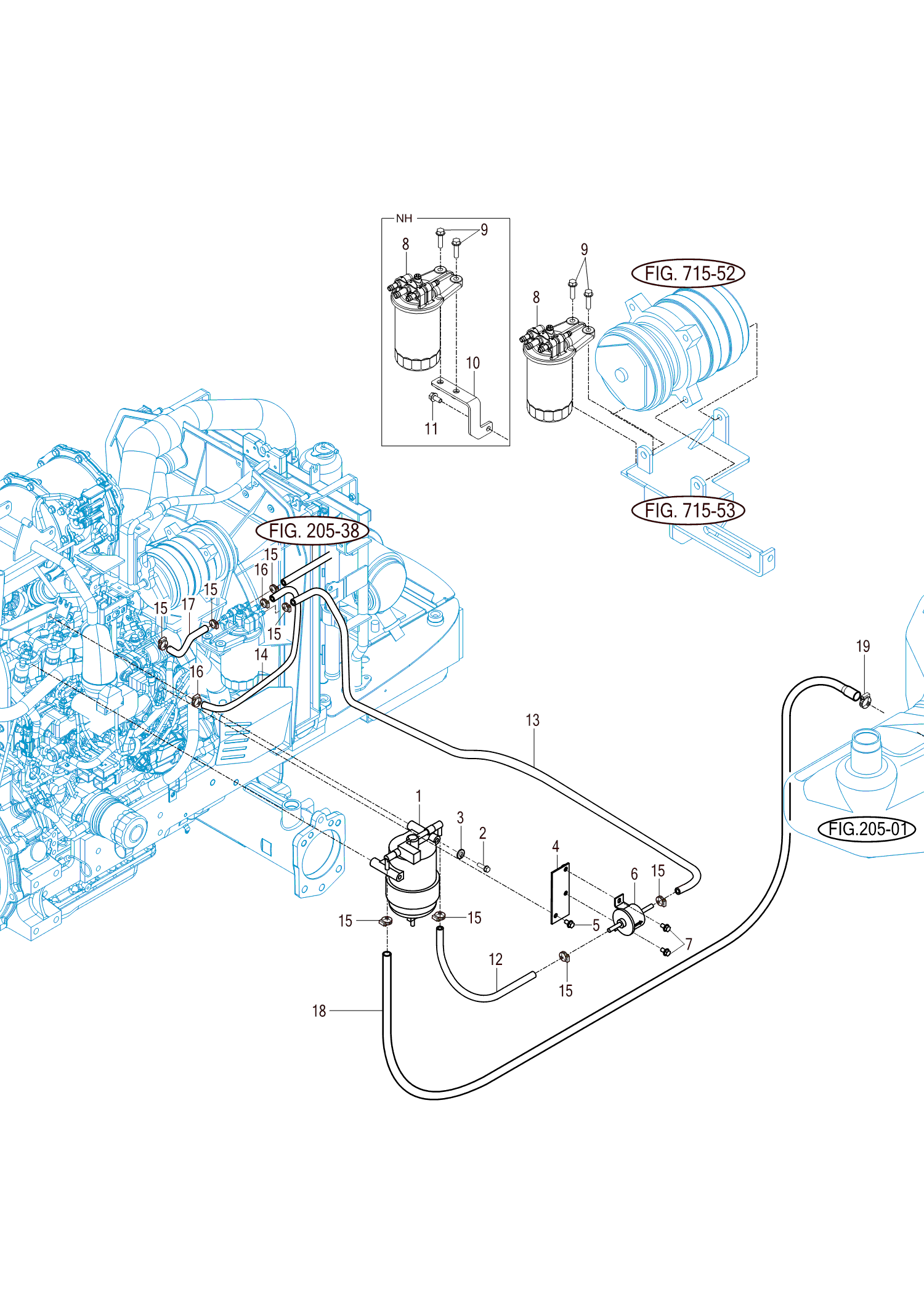 204 - FUEL HOSE & FILTER