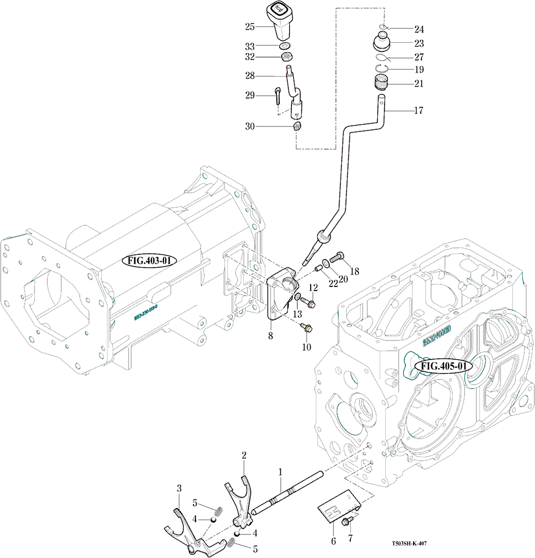 407 - SUB CHANGE SHIFTER