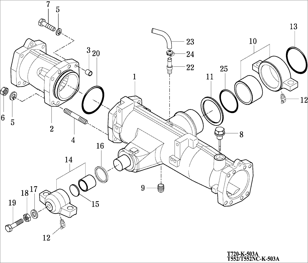 503 - FRONT AXLE HOUSING