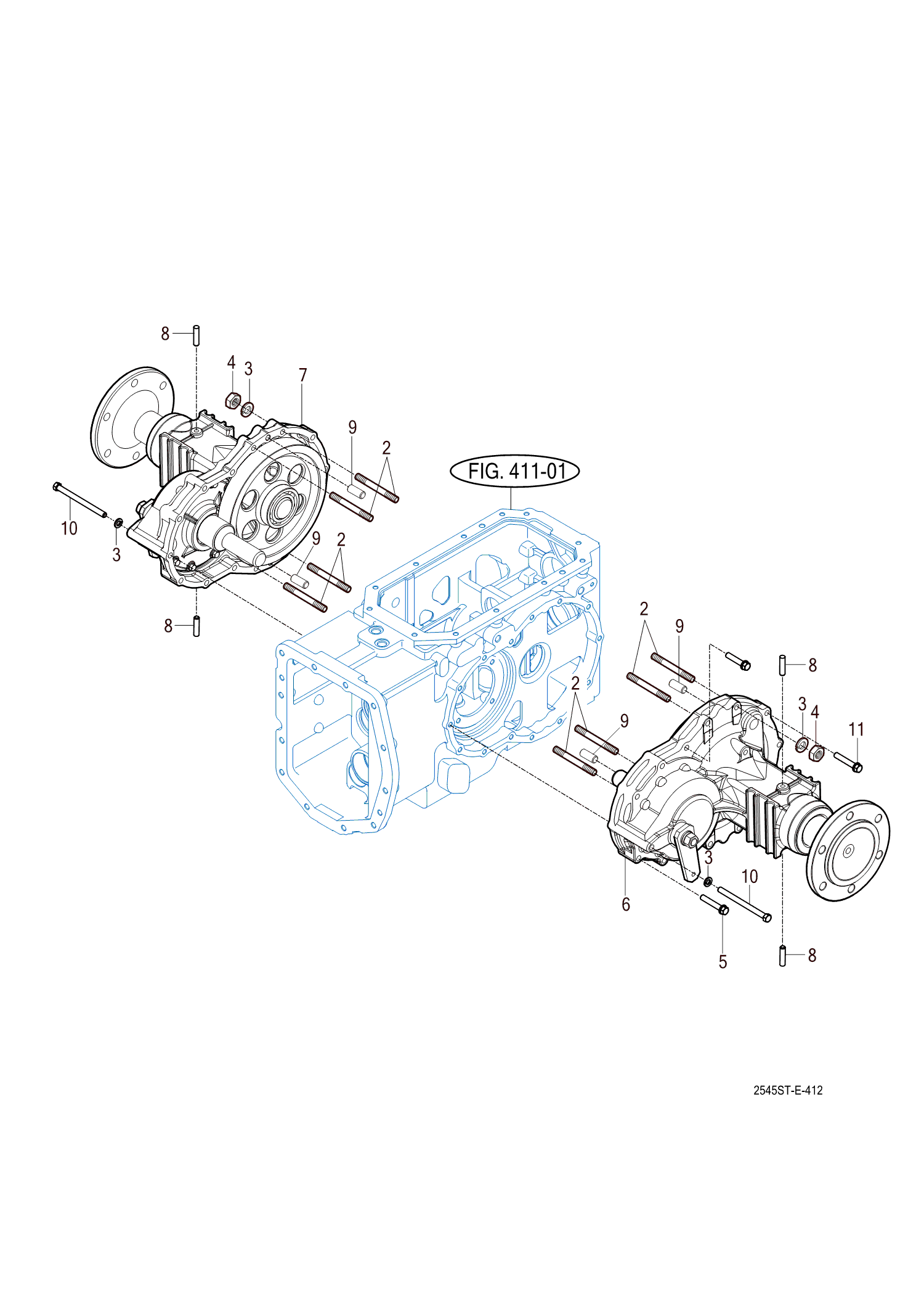 412 - REAR AXLE HOUSINGS (1)
