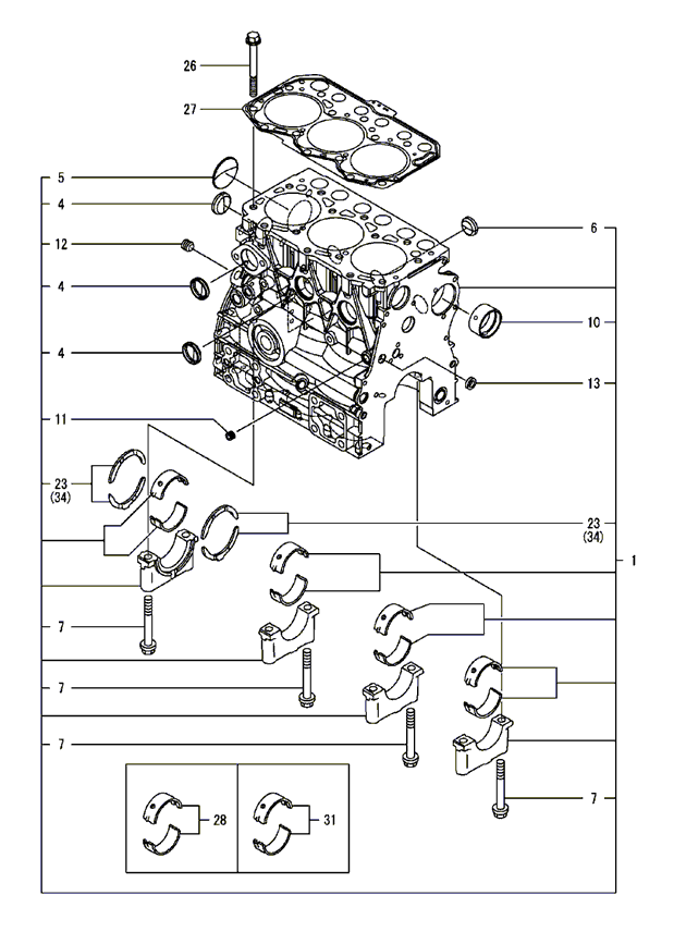 101 - CYLINDER BLOCK