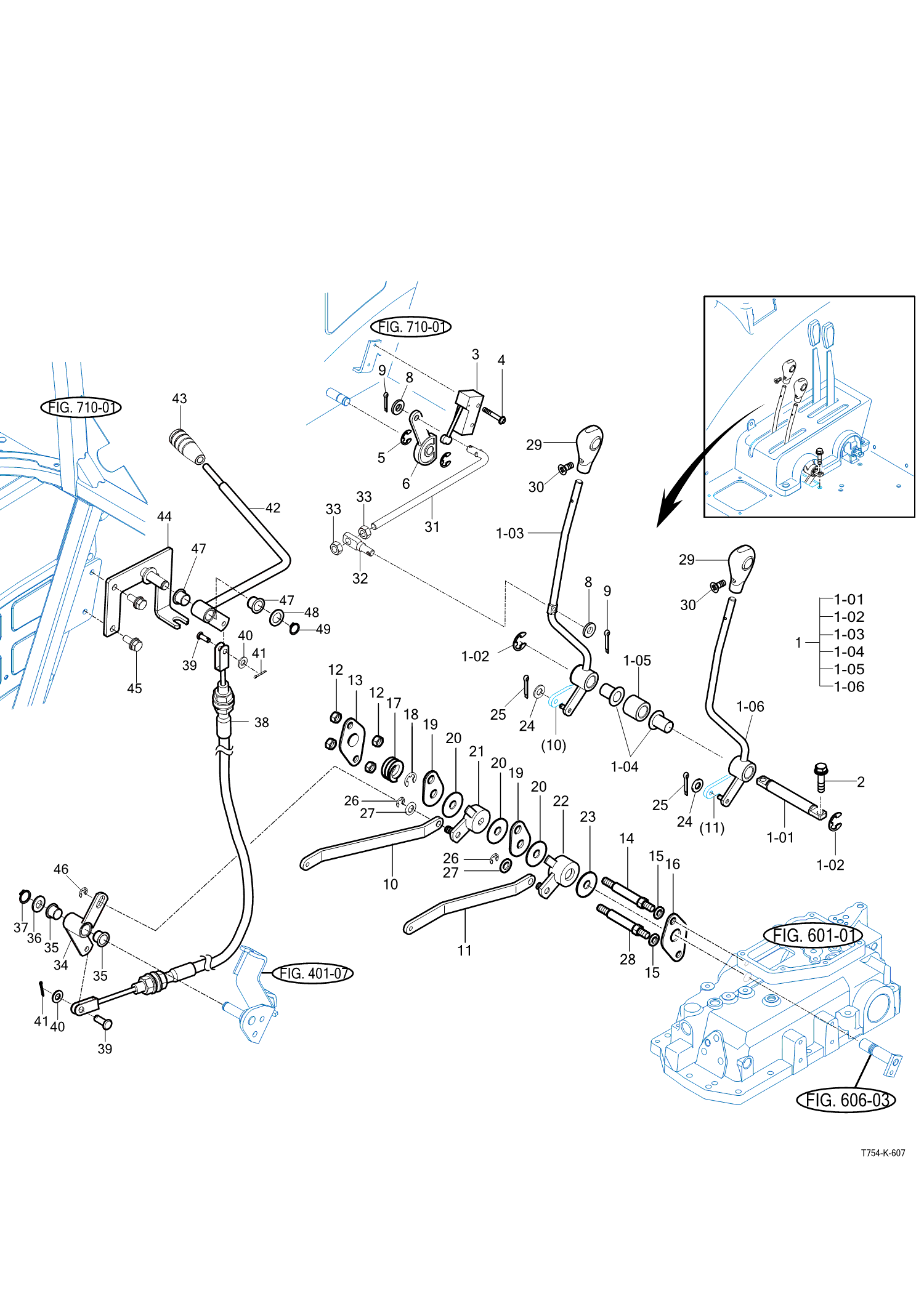 607 - POSITION & DRAFT LEVER (2020-12-04 ~)