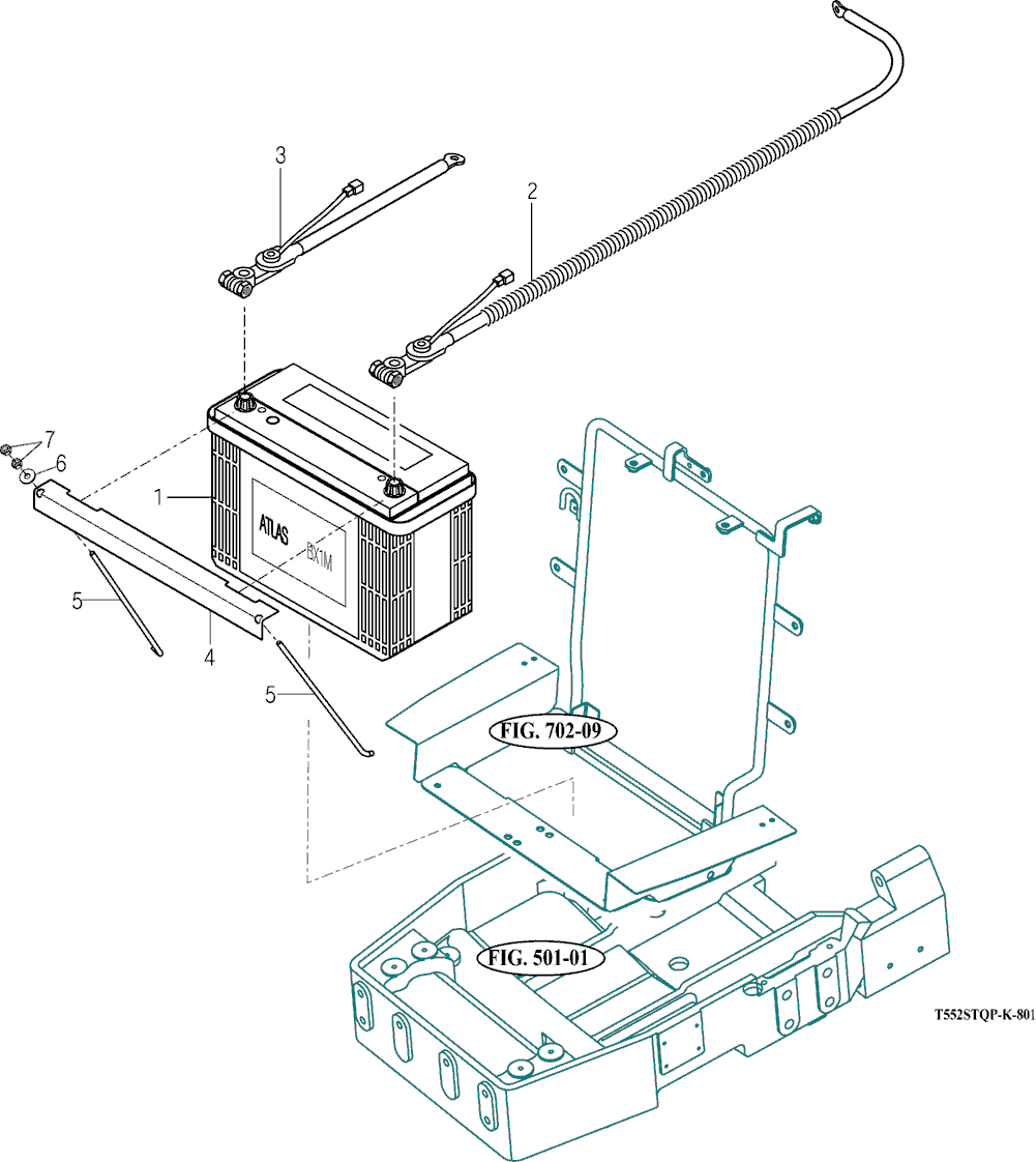 801 - BATTERY AND MOUNTING