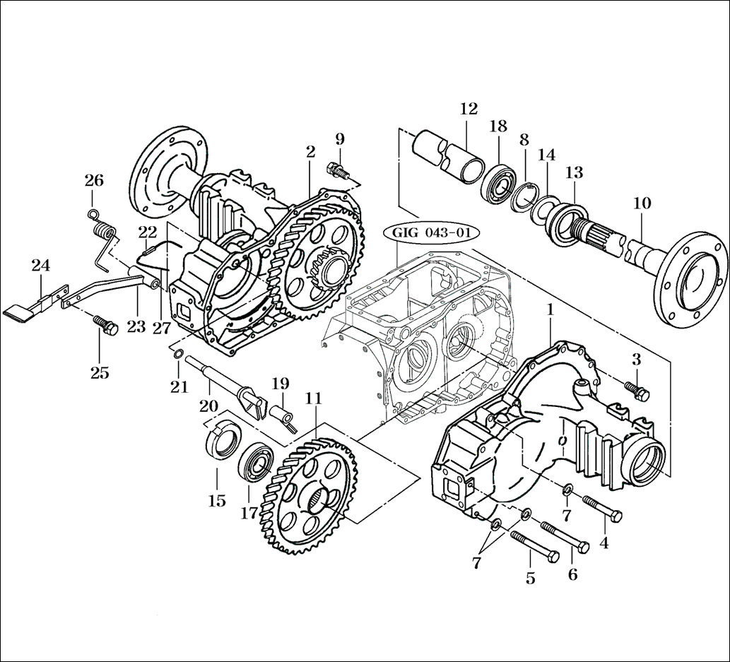 055 - REAR AXLE AND HOUSING
