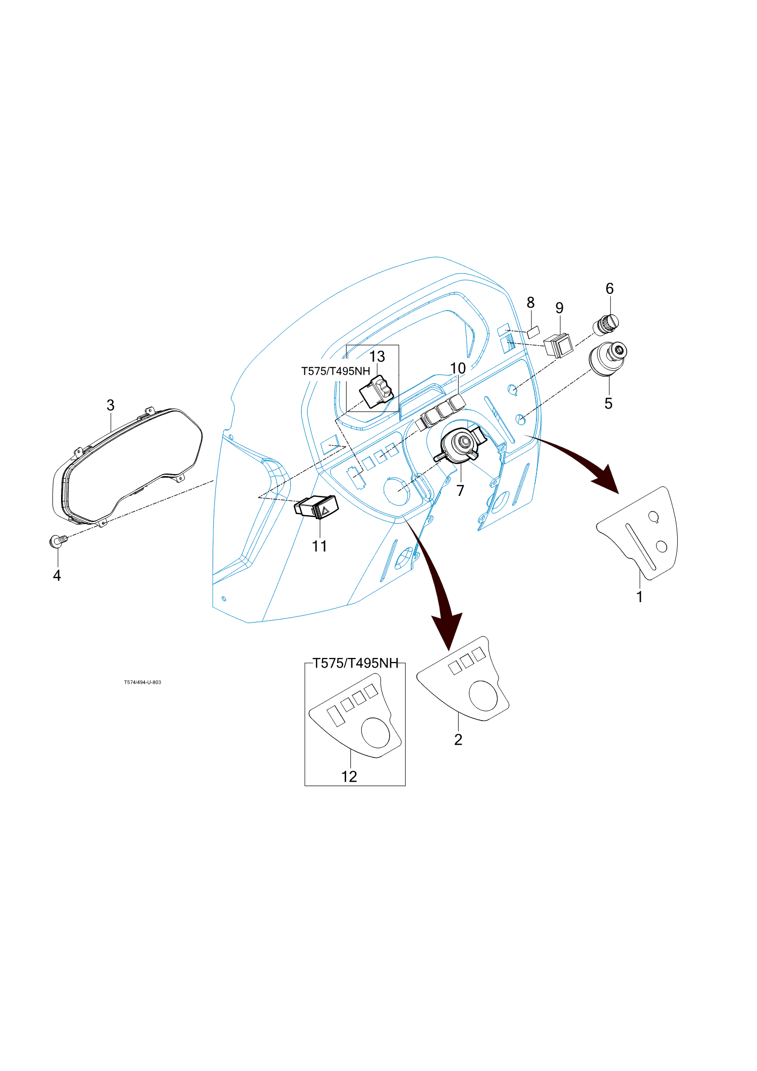 803 - INSTRUMENT PANEL 803 - INSTRUMENT PANEL