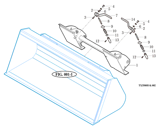 002 - QUICK ATTACHMENT ASSEMBLY