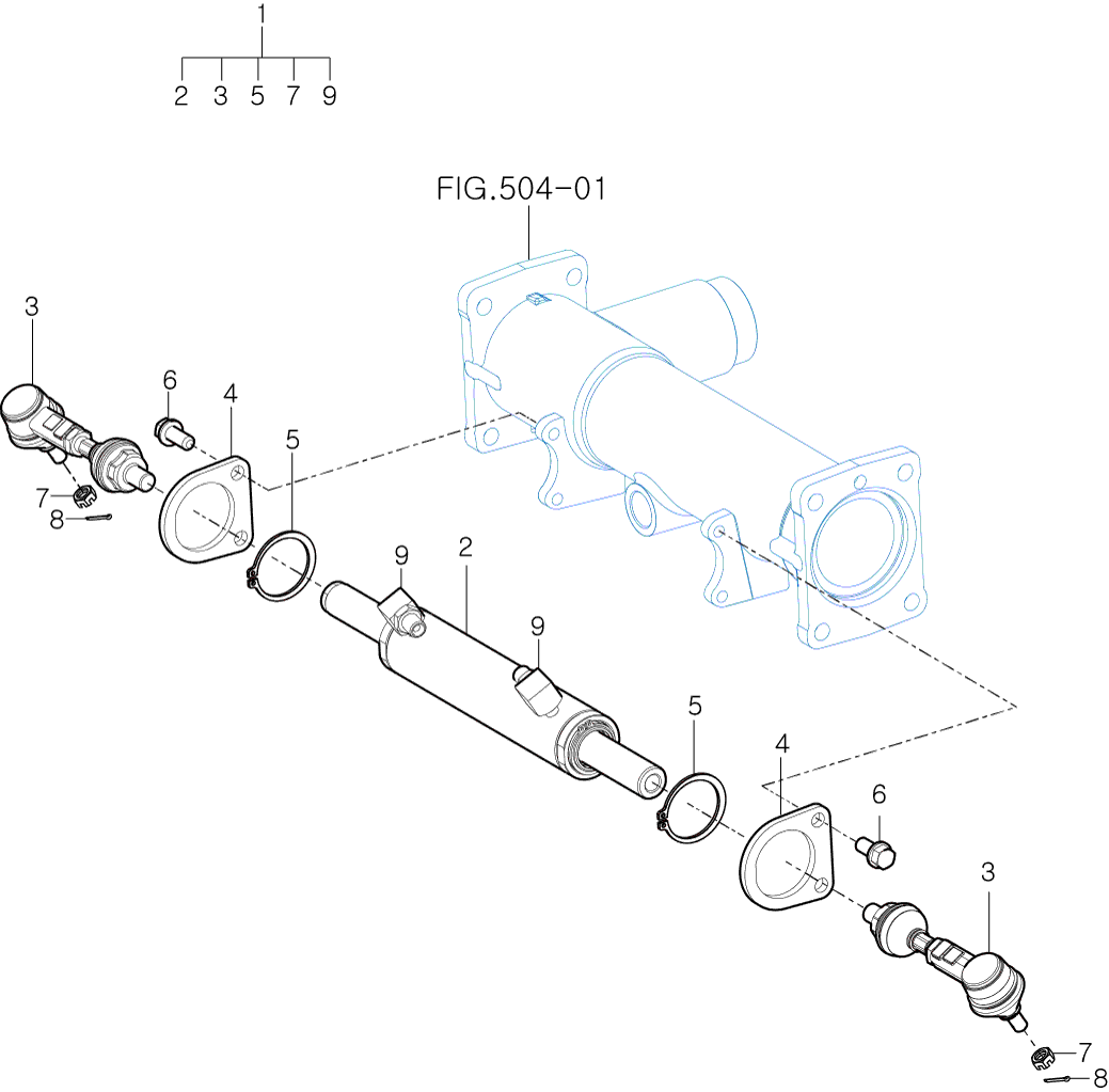 306 - STEERING CYLINDER