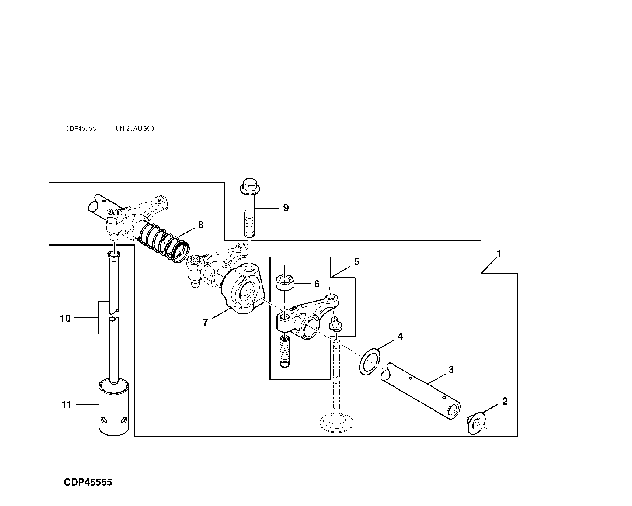 103 - ROCKER ARM/SHAFT/TAPPET/PUSHROD