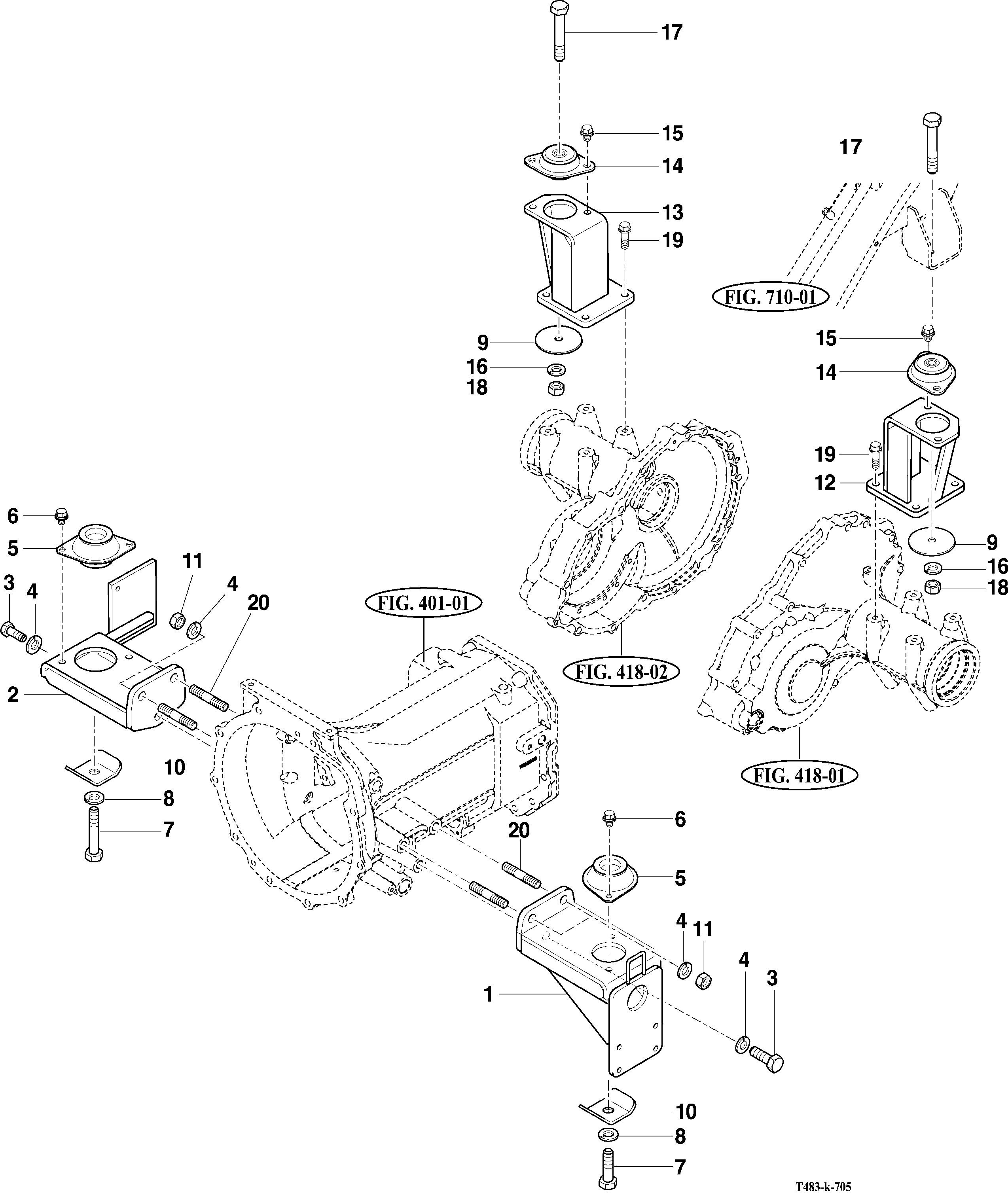 705 - FRONT & REAR MOUNTING