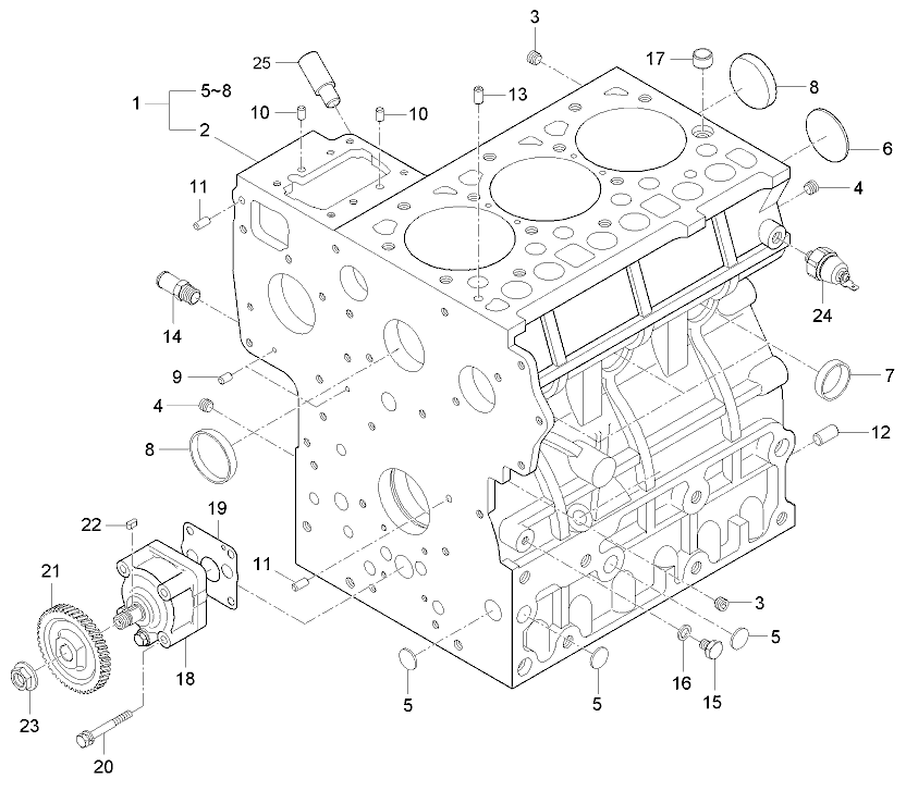 101 - CYLINDER BLOCK GROUP