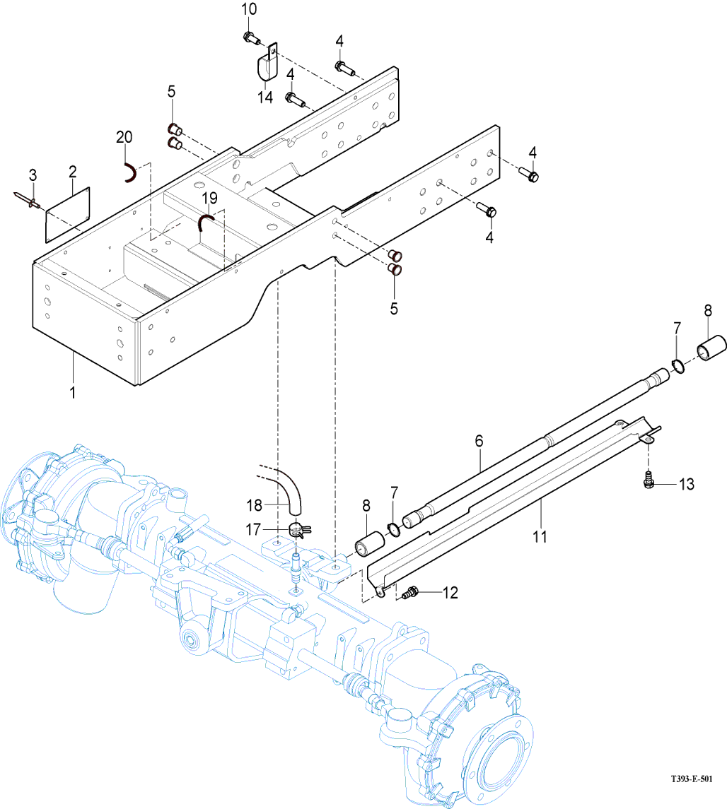 501 - FRONT AXLE BRACKET