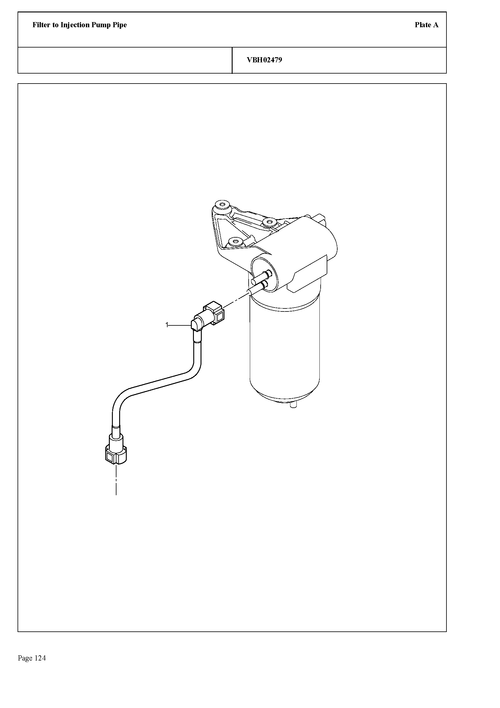 151 - FILTER TO INJECTION PUMP PIPE